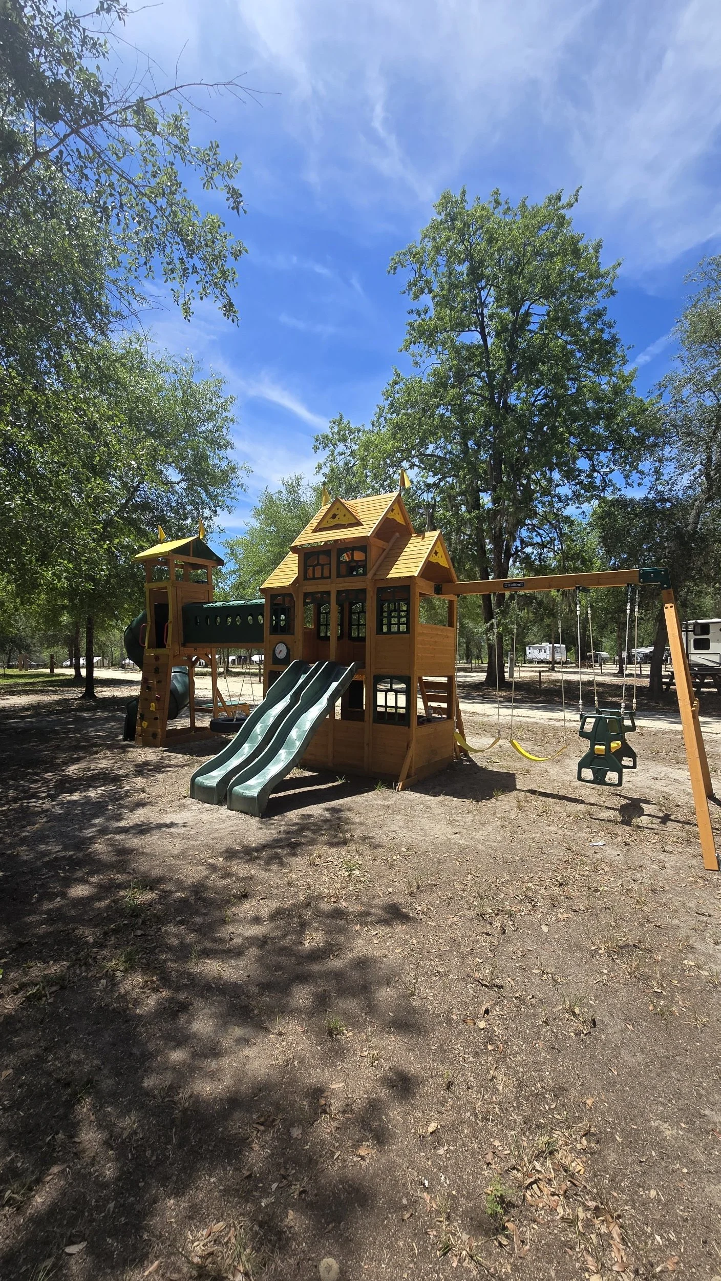 New playground equipment 