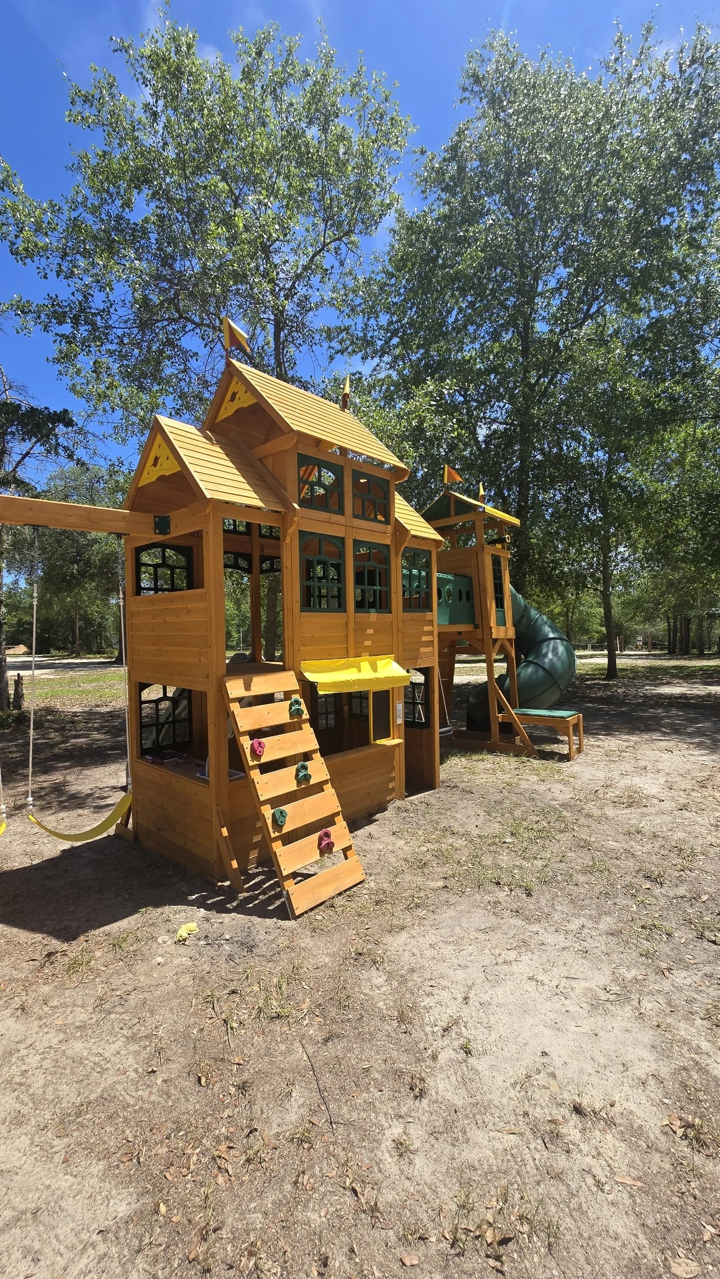 New playground equipment 