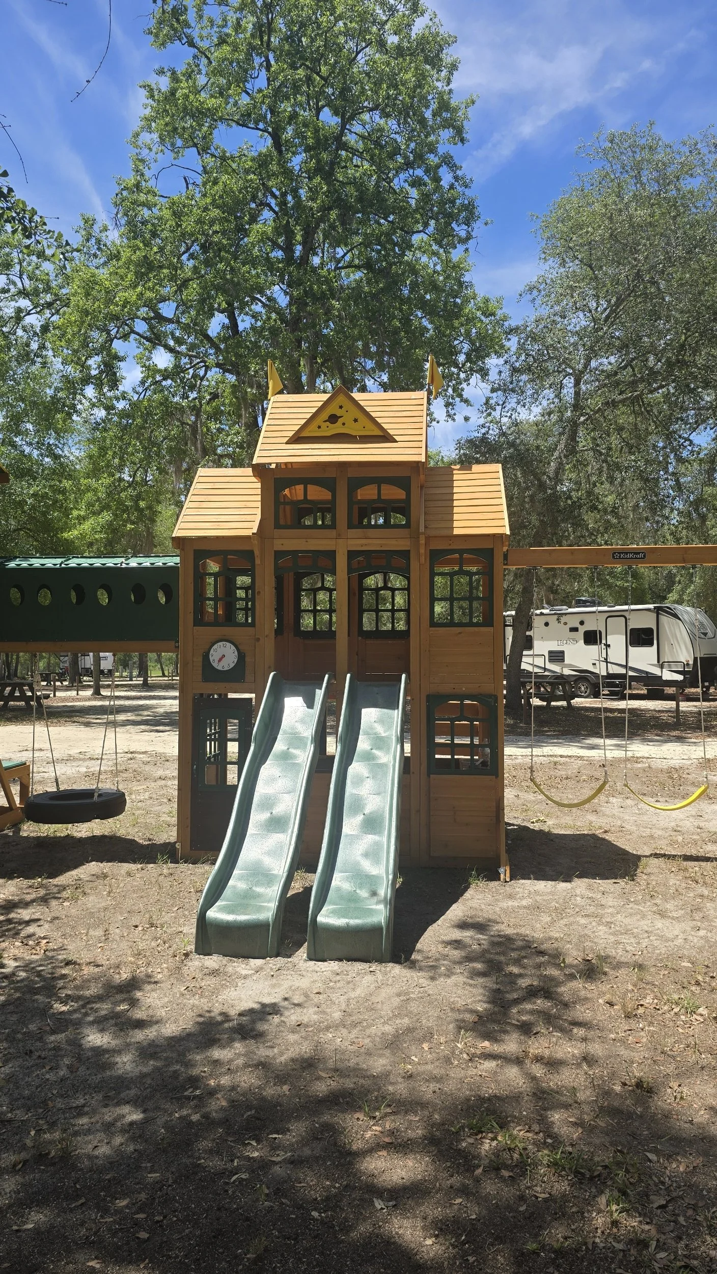 New playground equipment 