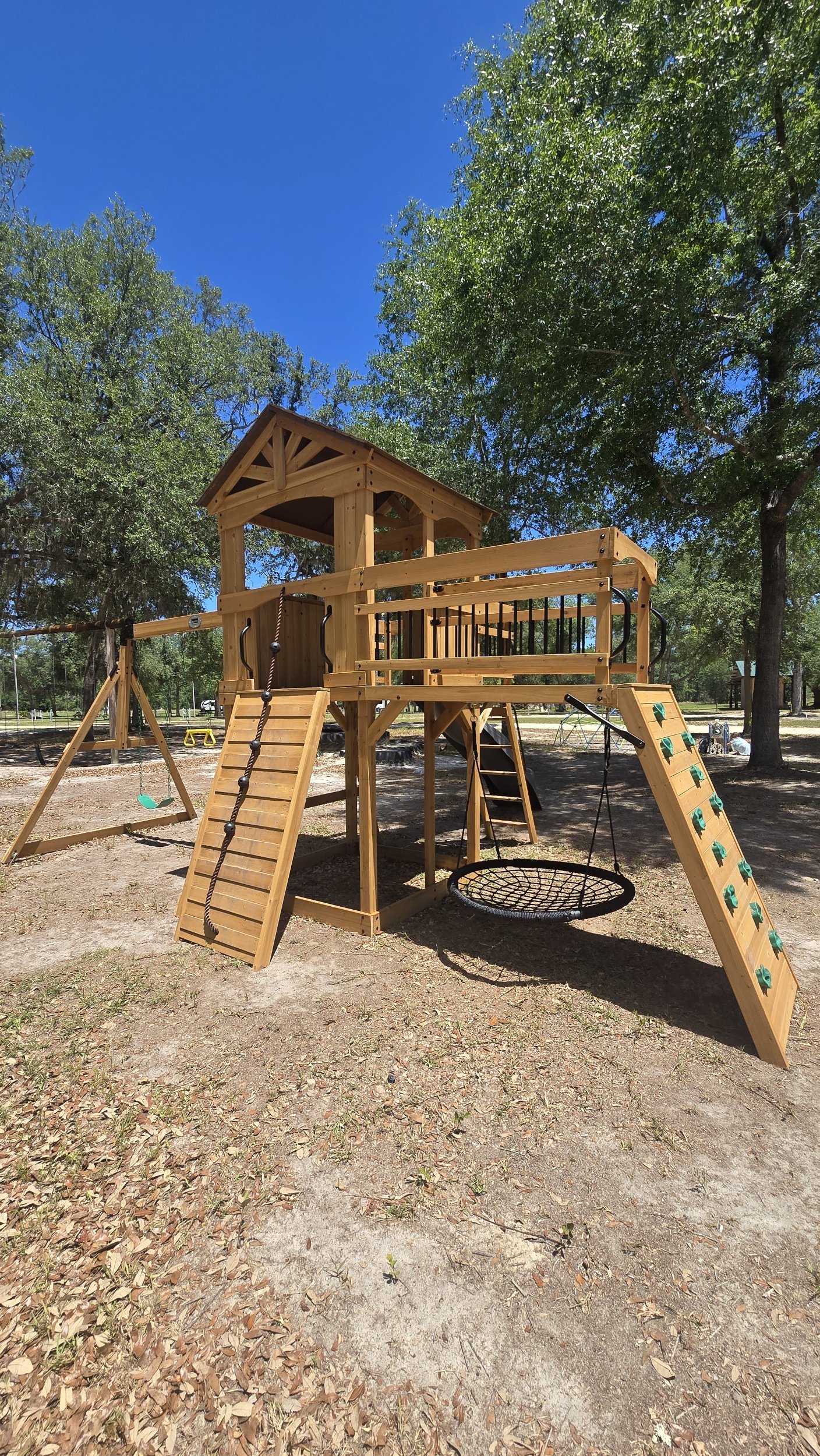 New playground equipment 