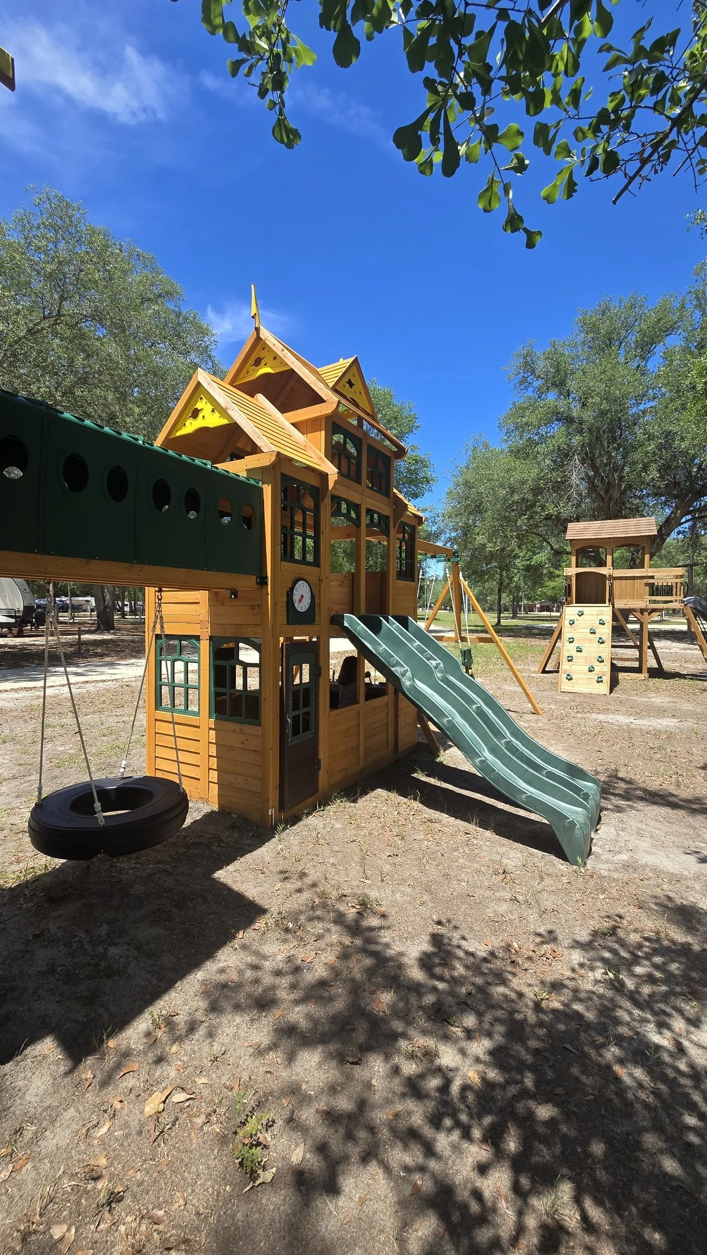 New playground equipment 