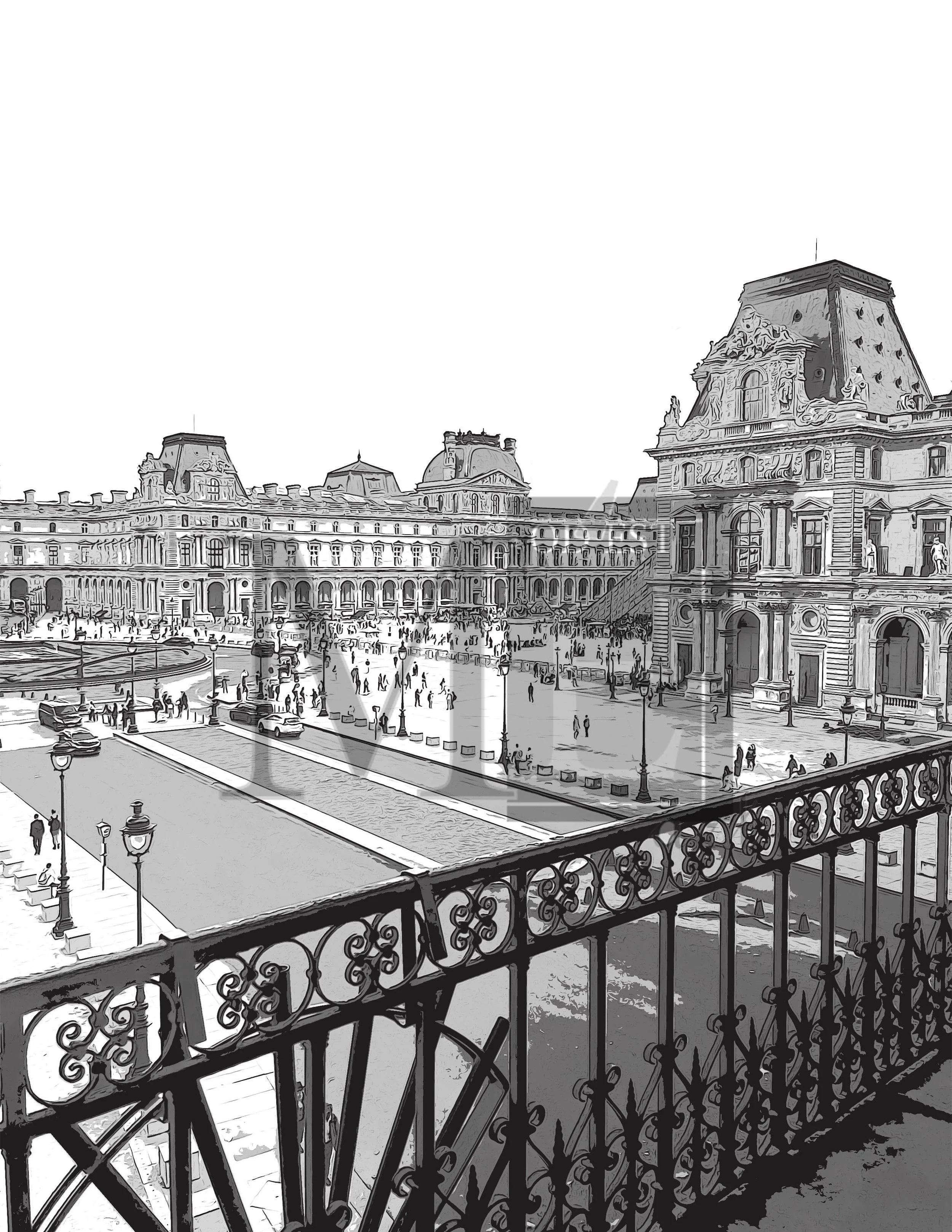 Lourve French Quarter print 1