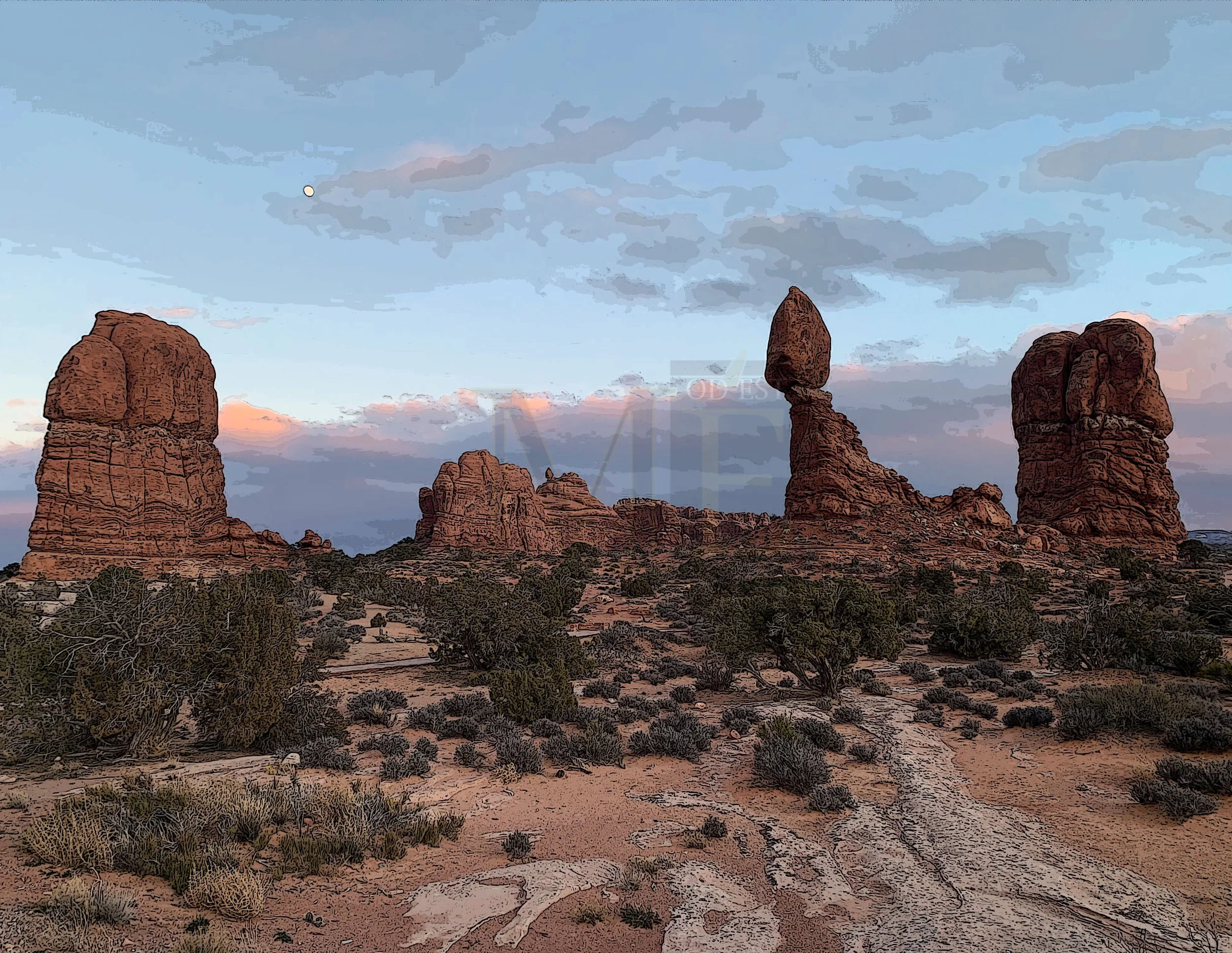 Utah Arches-color 1