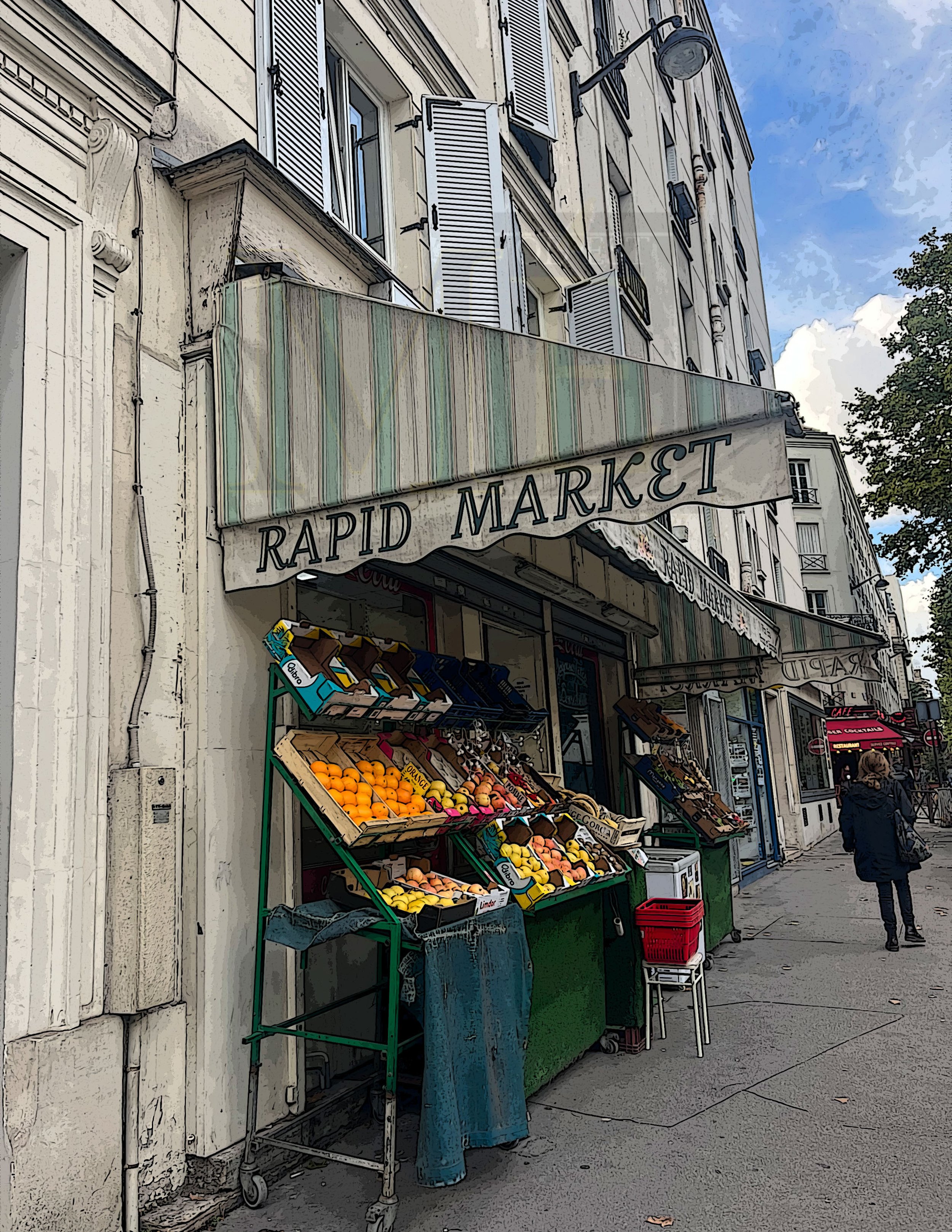 Paris Streets-color 1