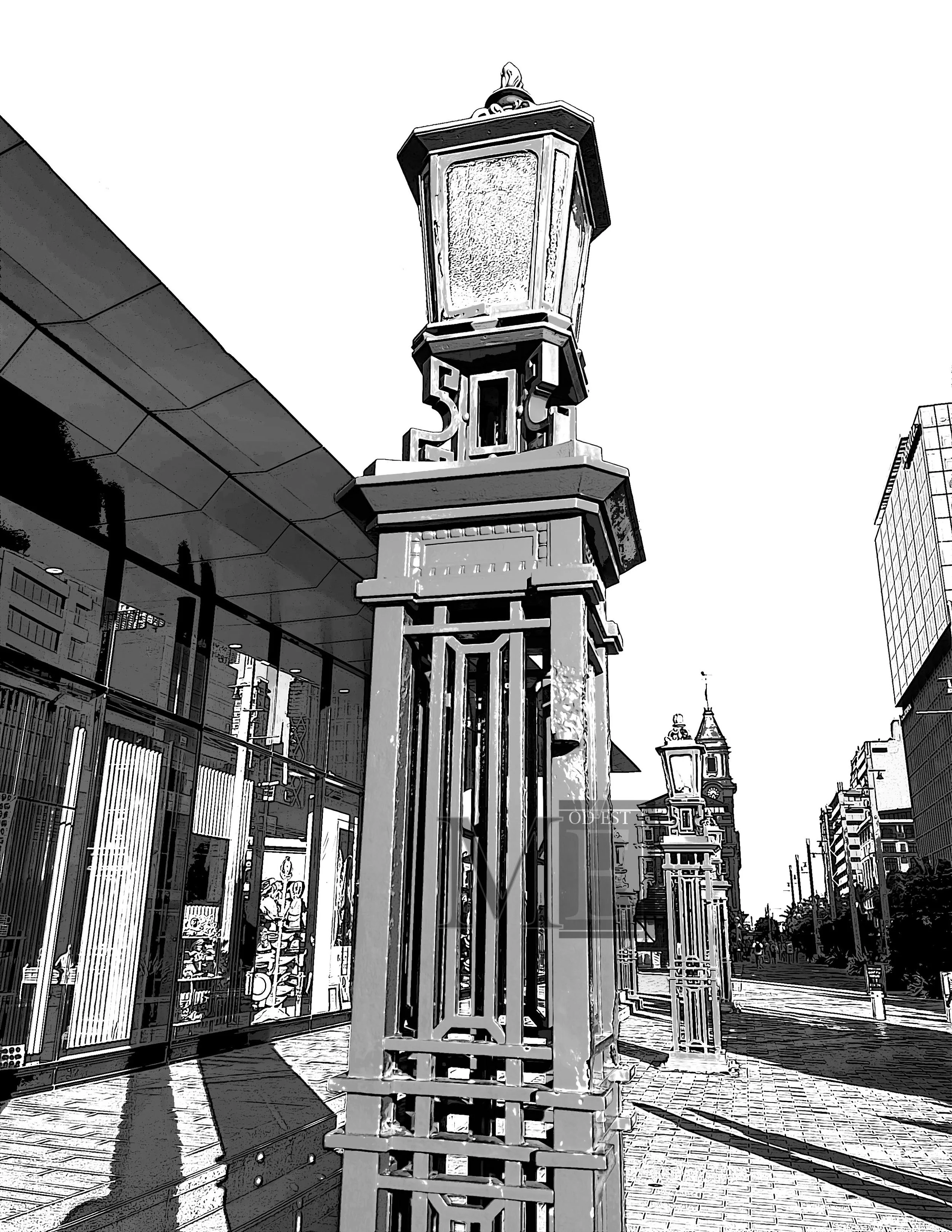 Red Lamp Post 1