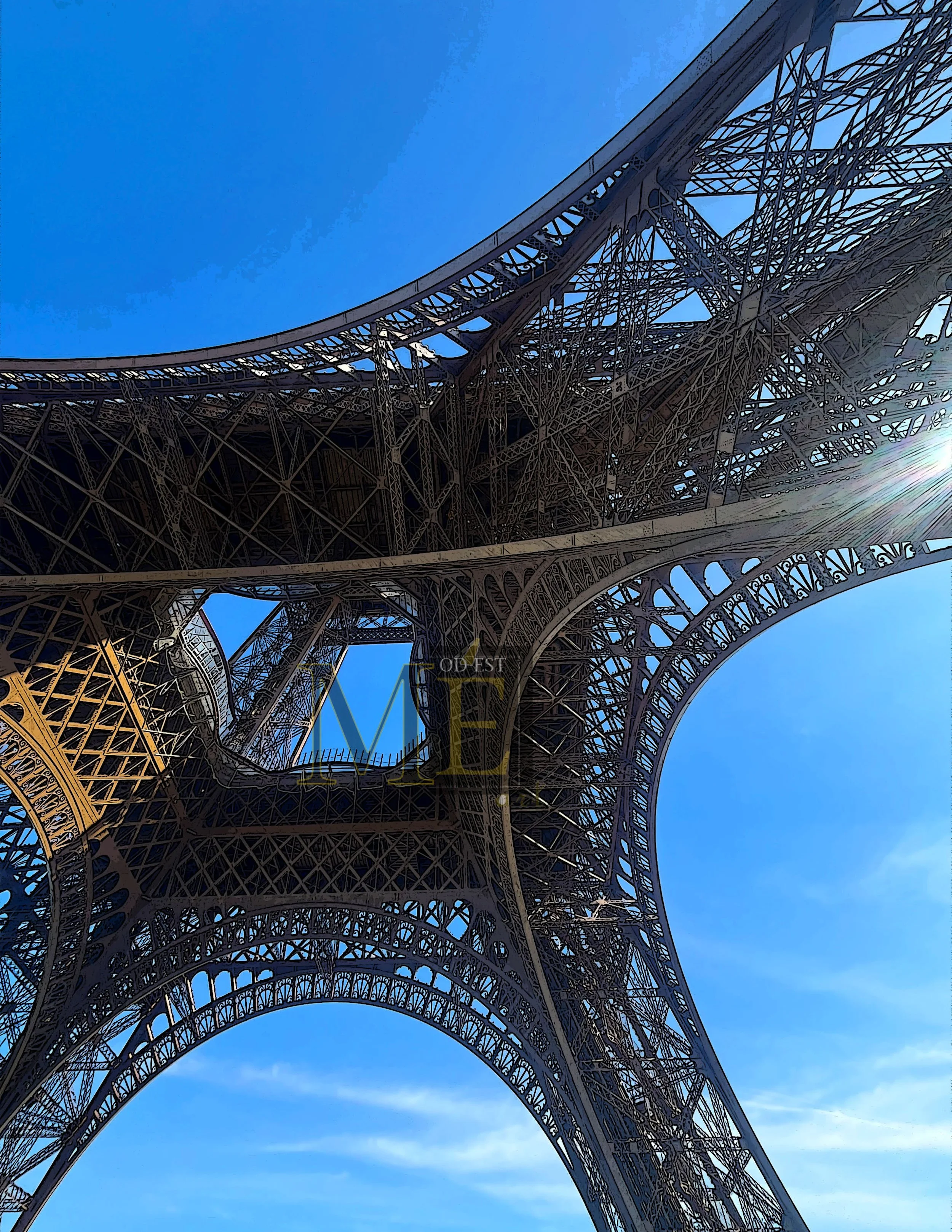 Eiffel Tower-color 3