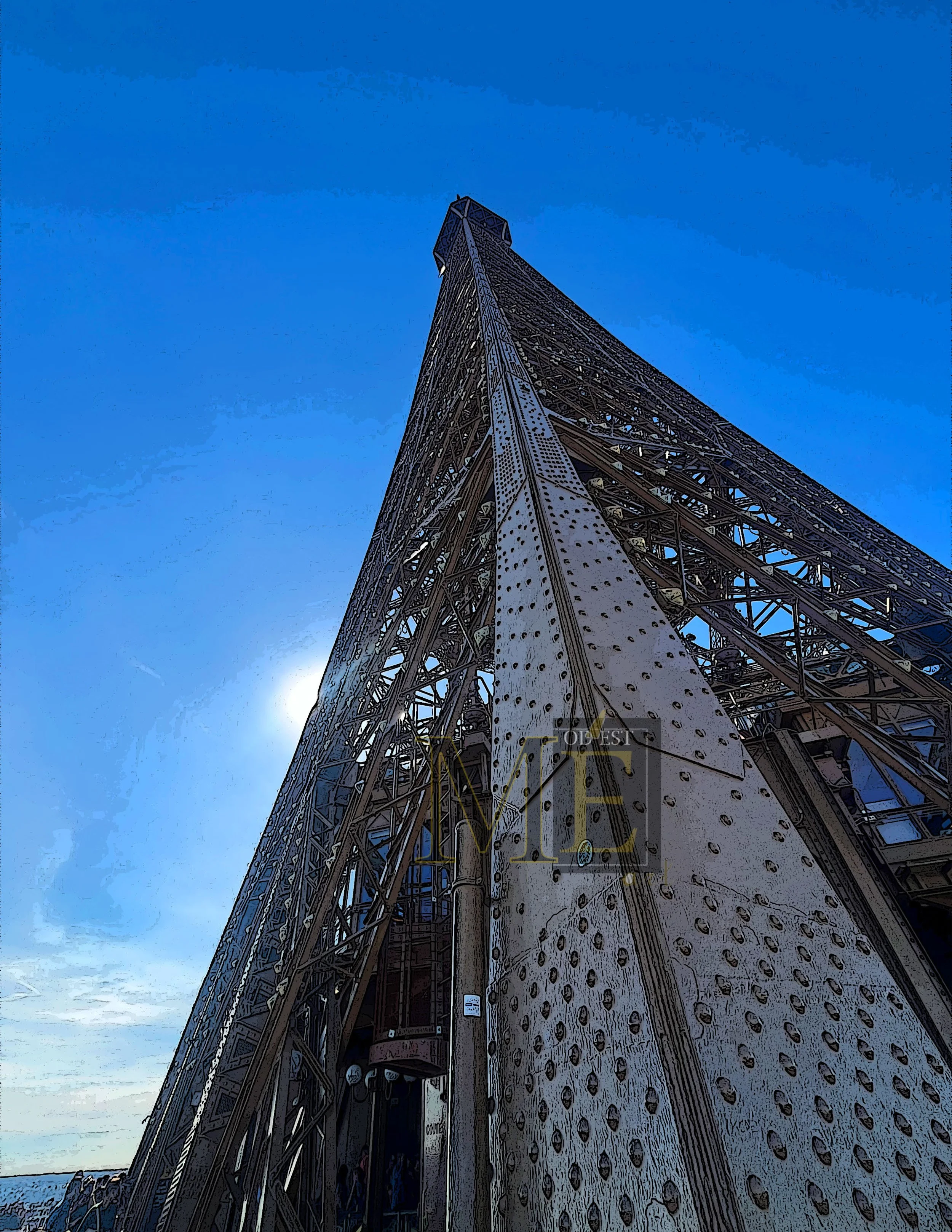 Eiffel Tower-color 4
