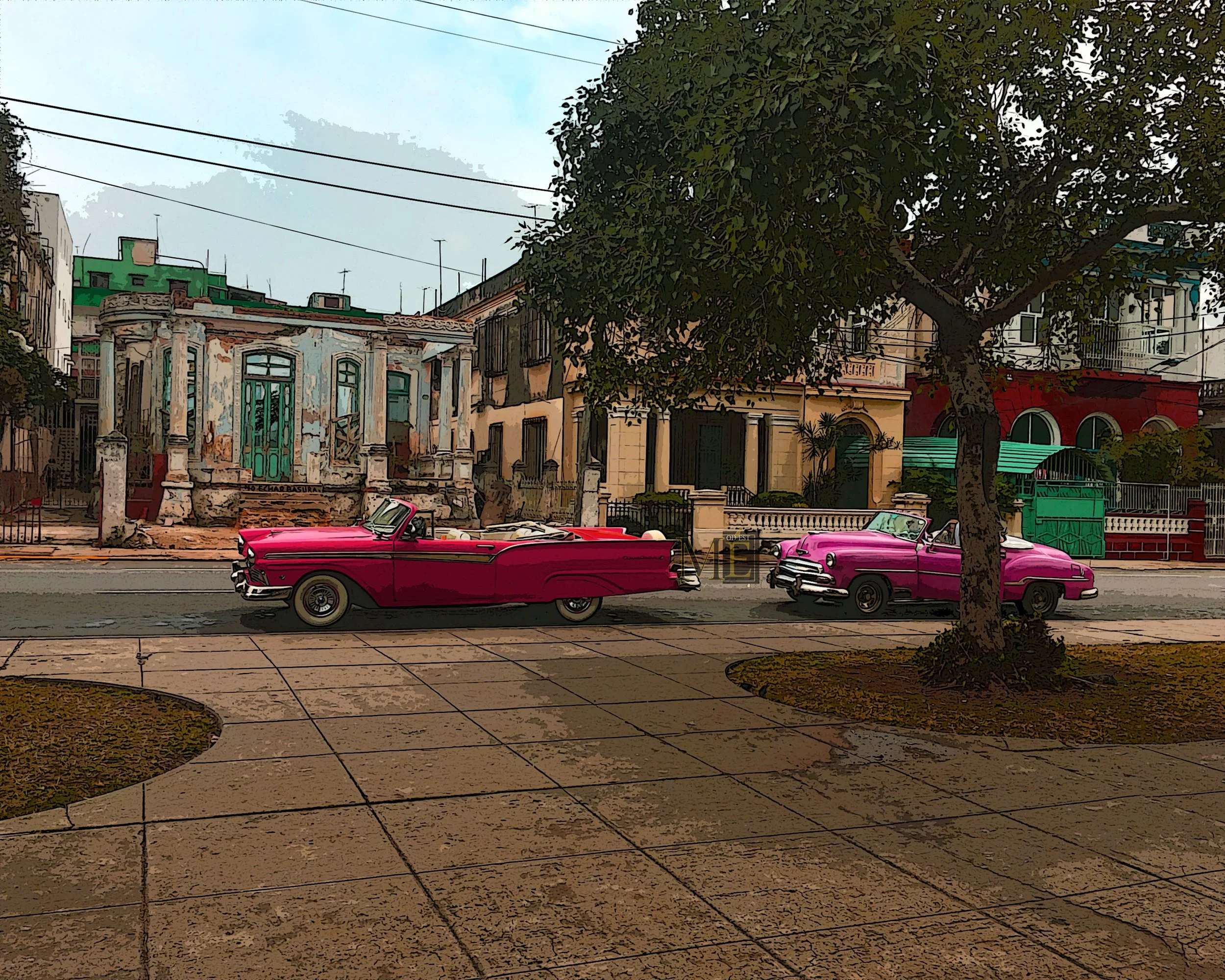 Cuba cars-color 2
