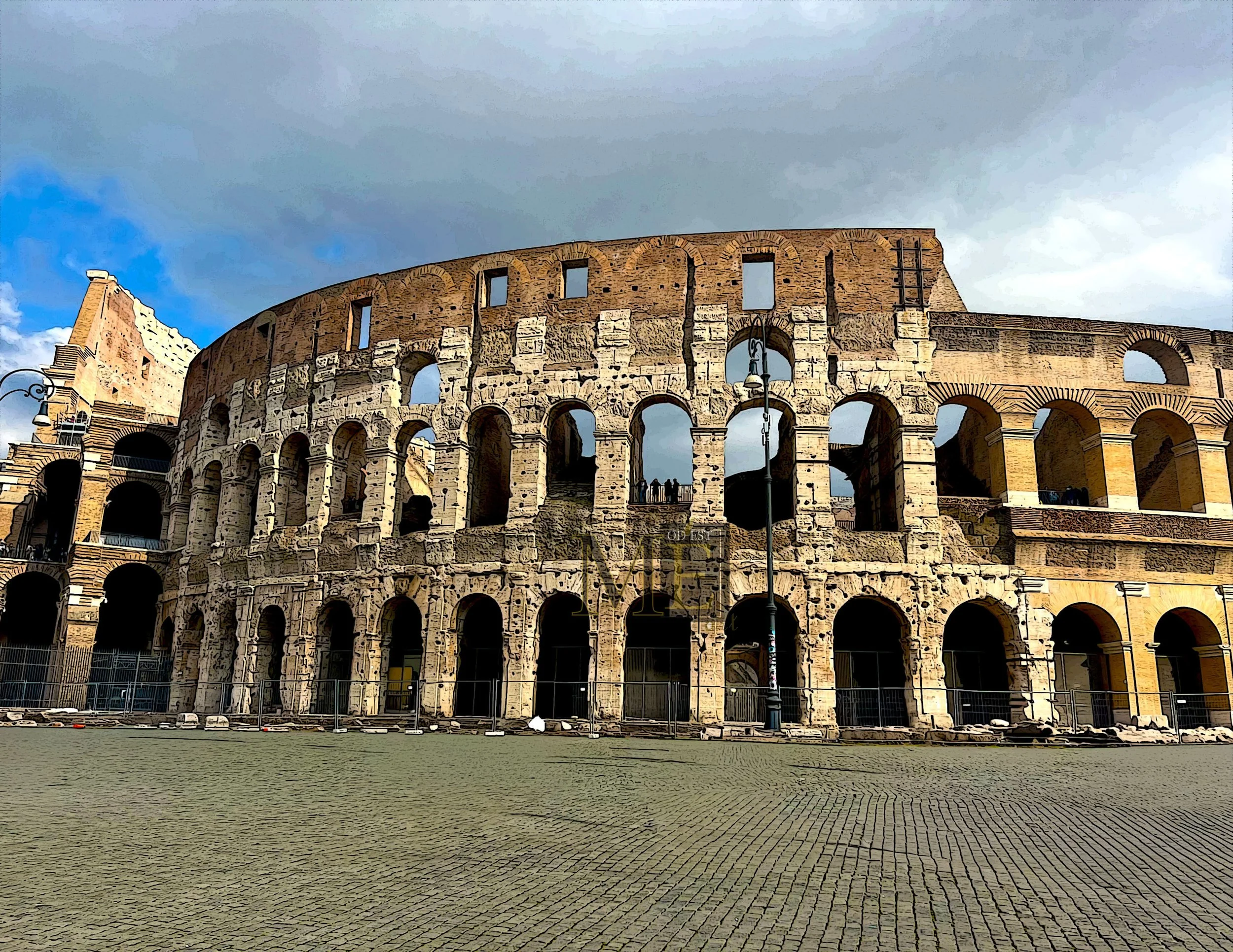 Rome Colosseum-color 1