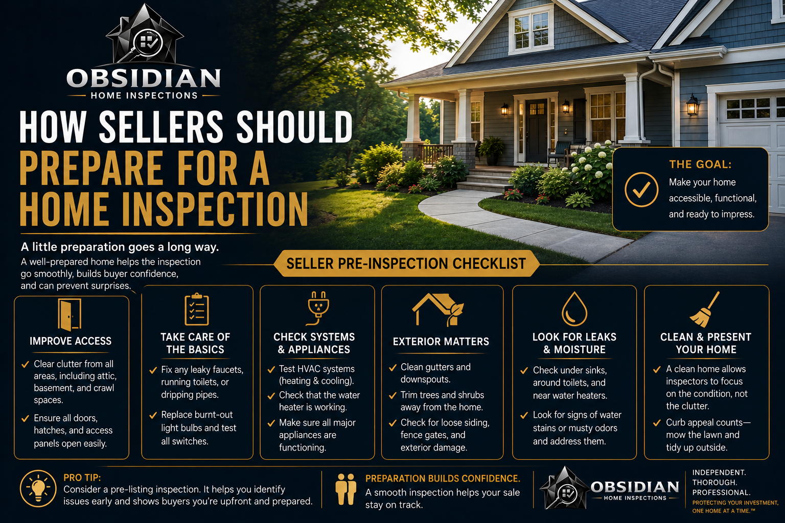 How Sellers Should Prepare for a Home Inspection