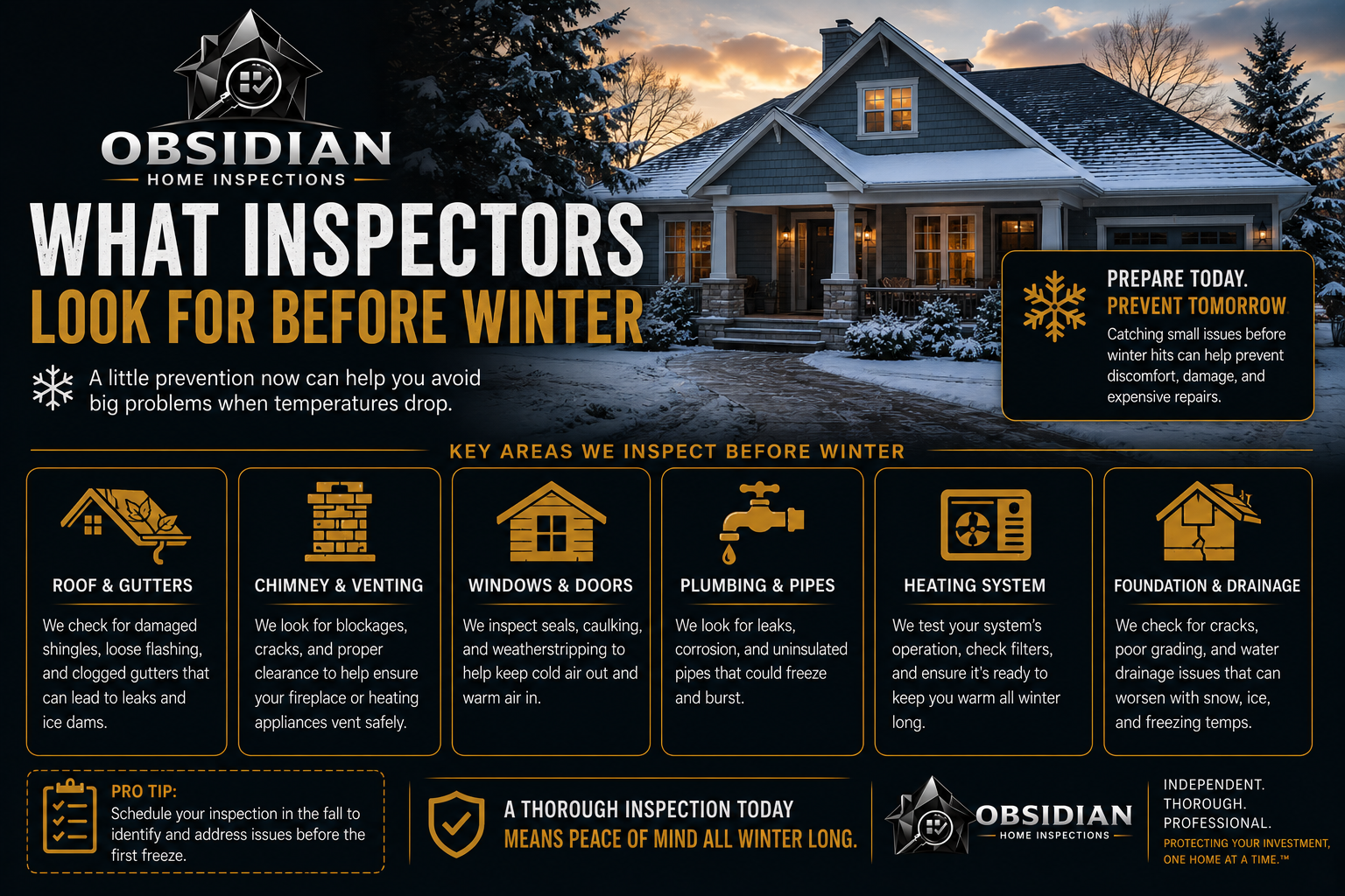 What Inspectors Look for Before Winter