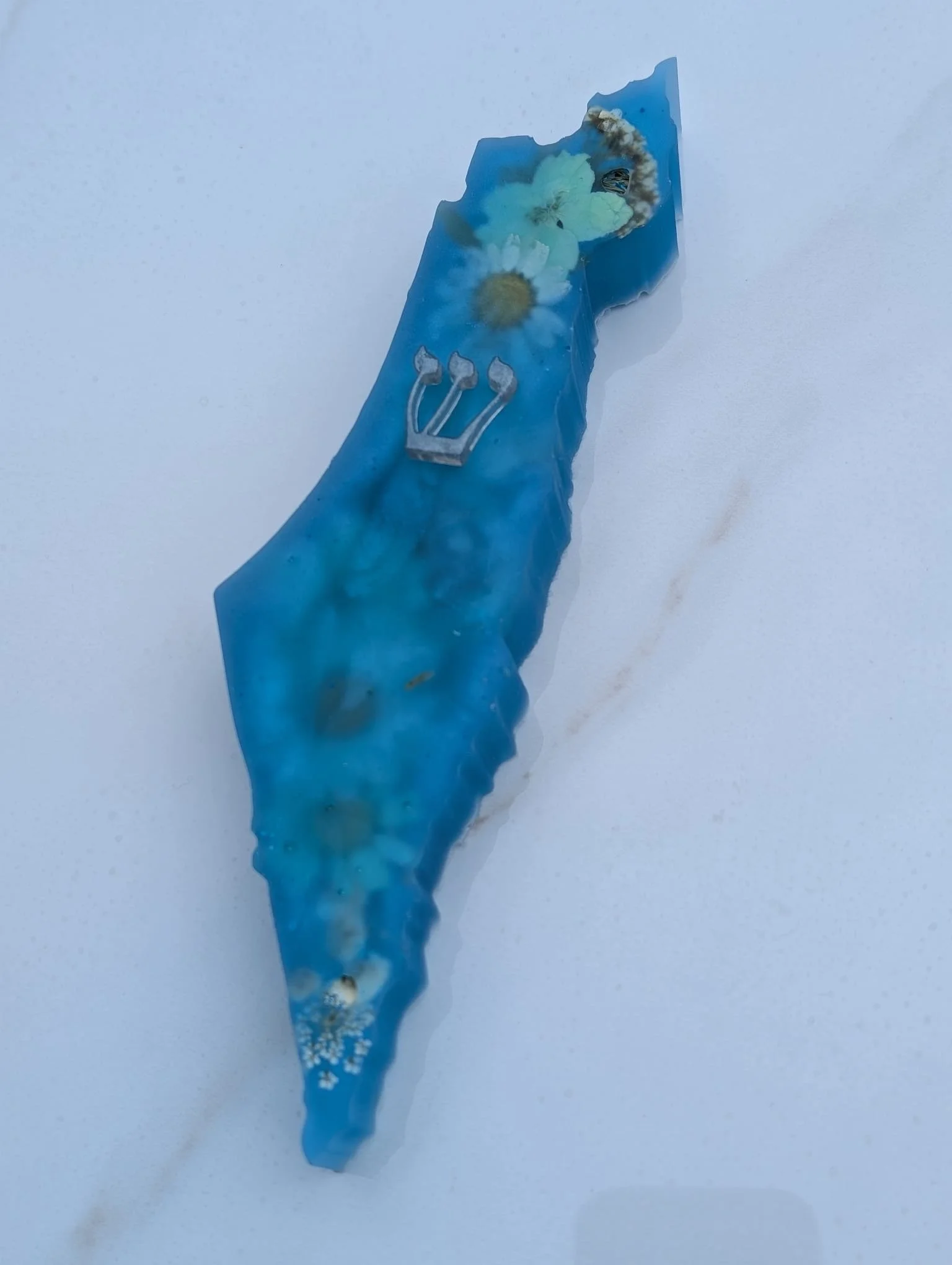 Ocean Bloom Israel Mezuzah