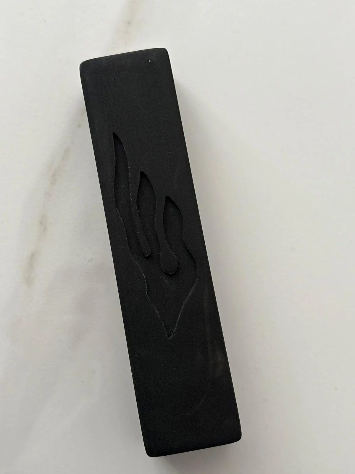 Onyx Flame Mezuzah