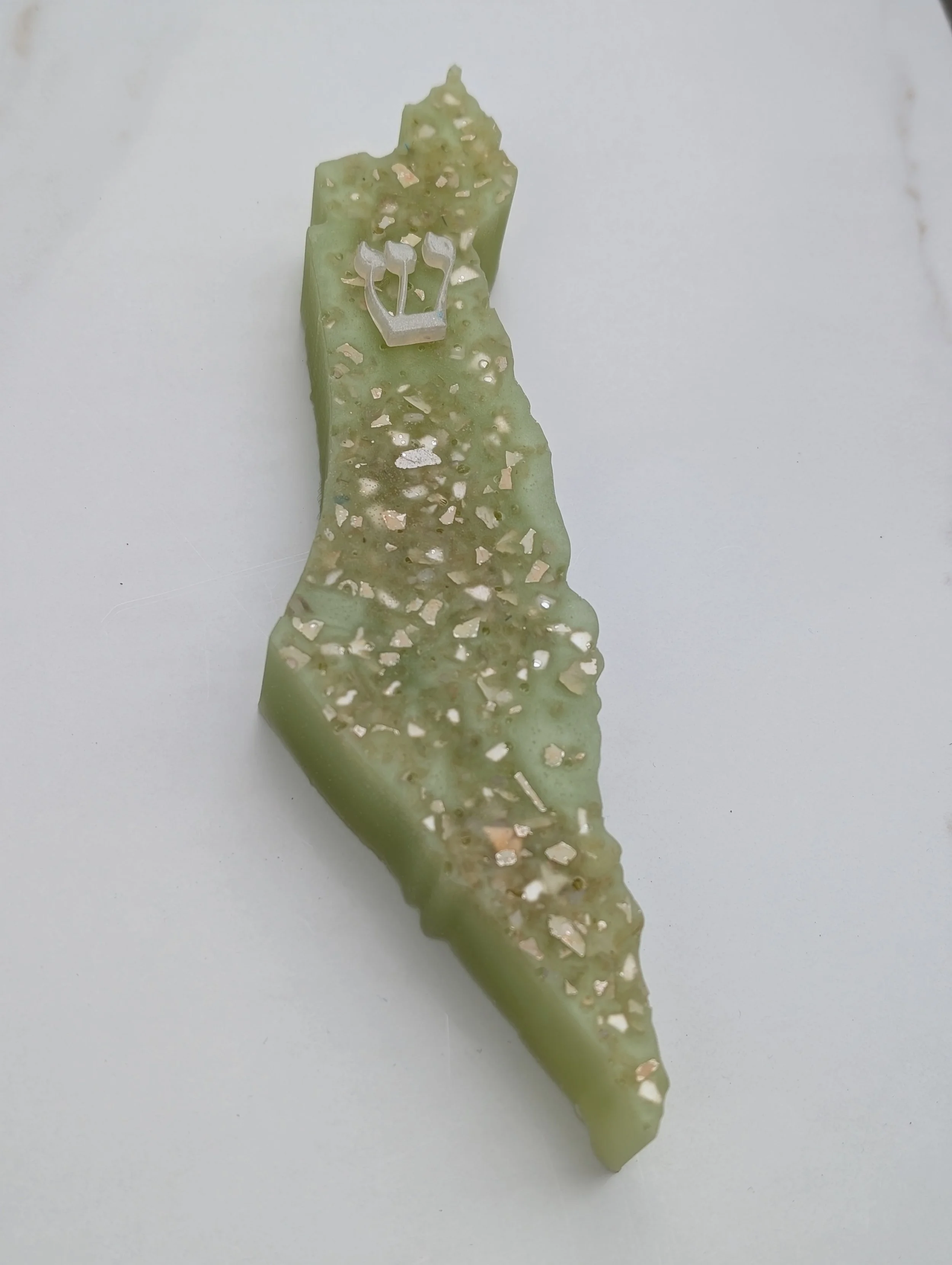 Olive Glow Israel Mezuzah