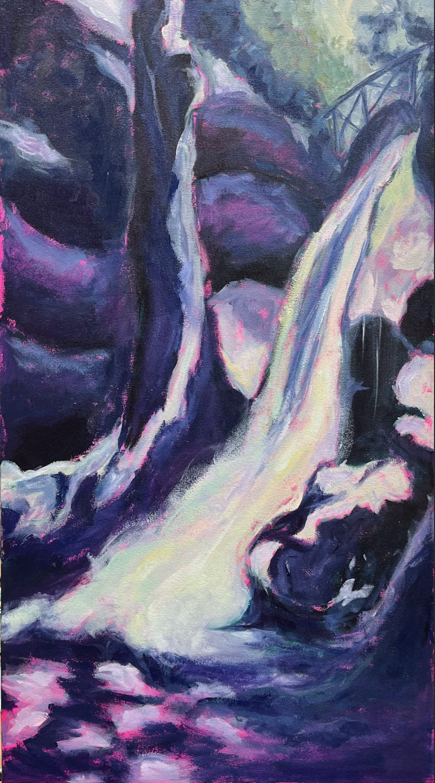 "Homeland"; acrylic on canvas