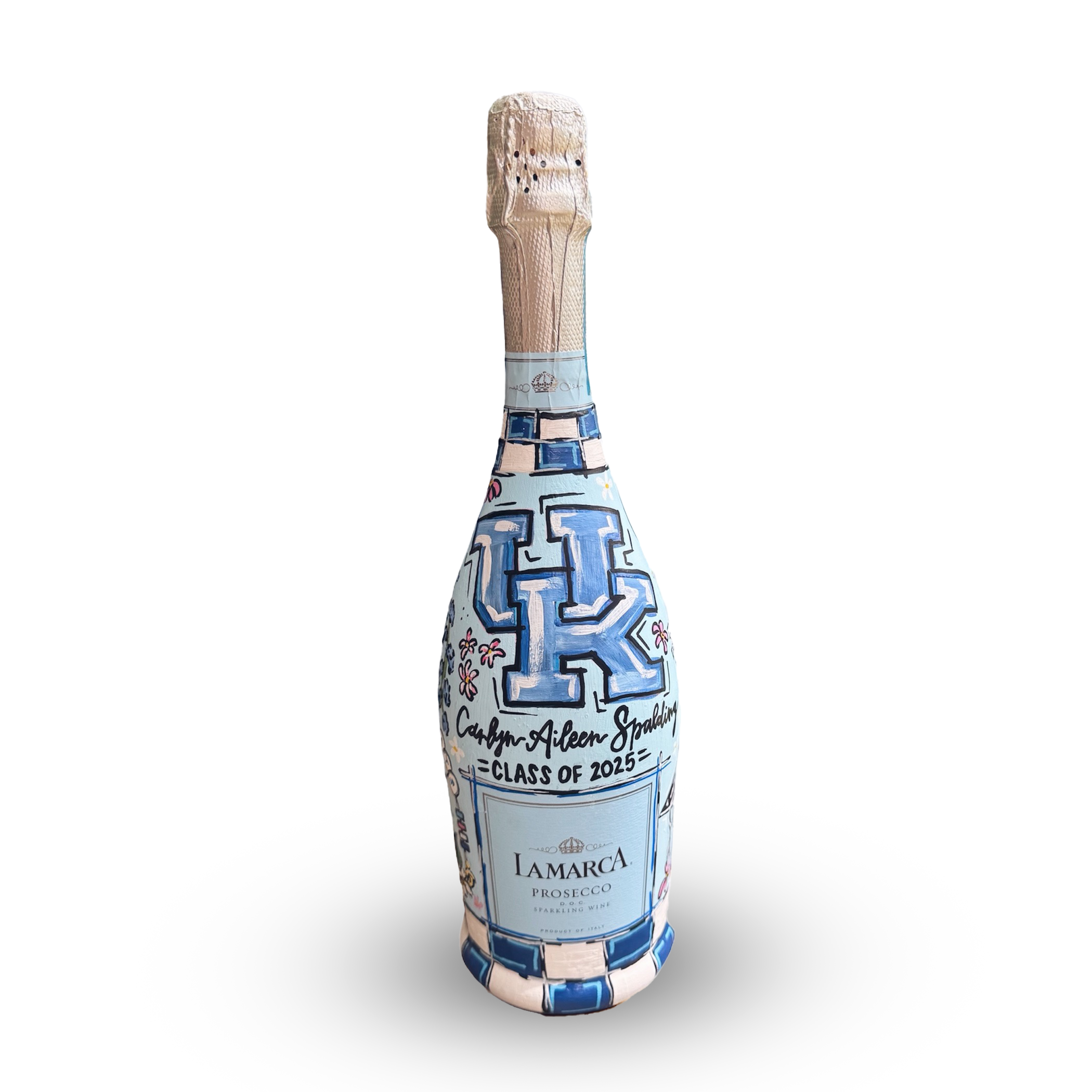 Custom Champagne painted for the University of Kentucky. 