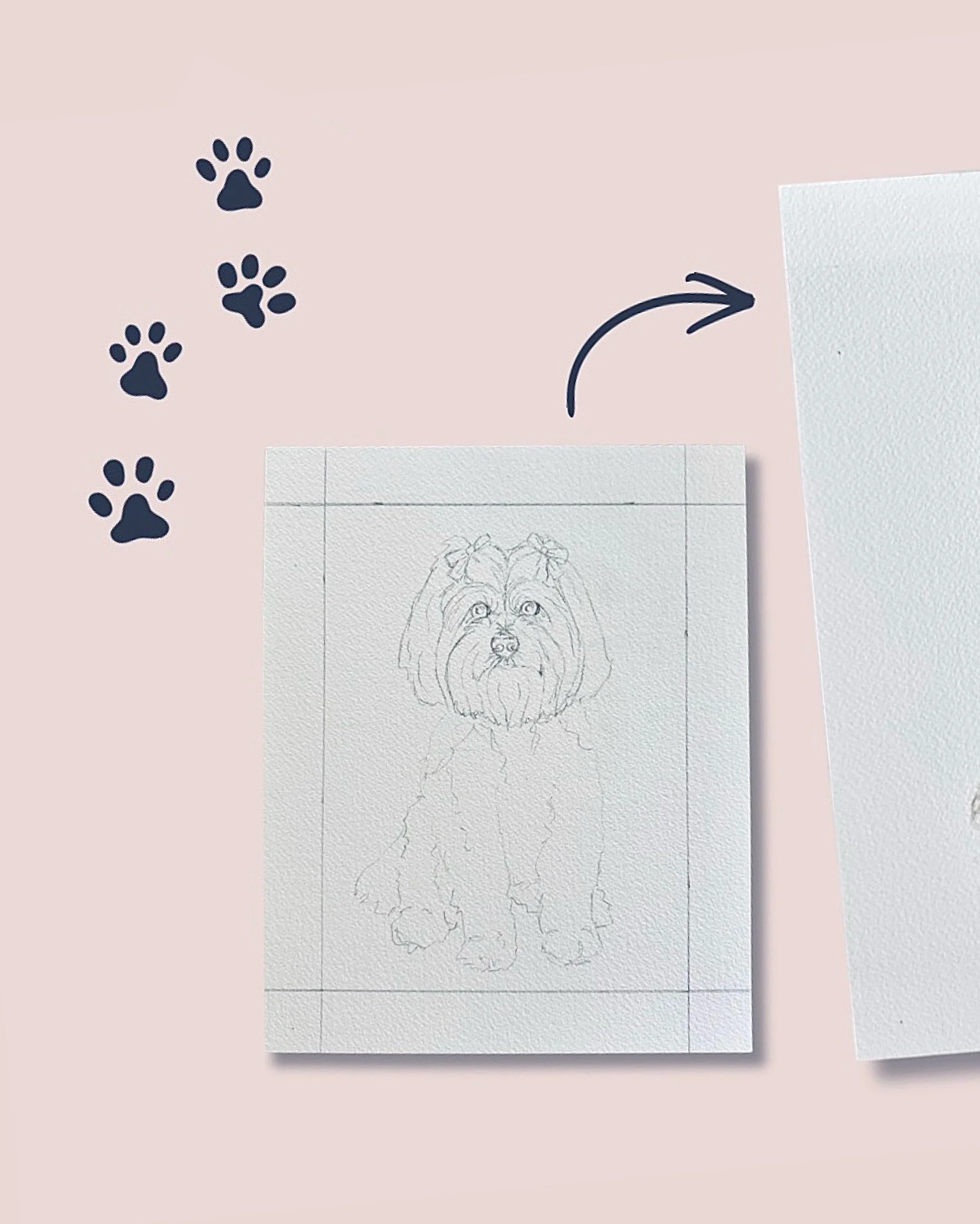 Sweet puppy face for your feed 🤍🐾

#art #watercolor #pet #painting #gift