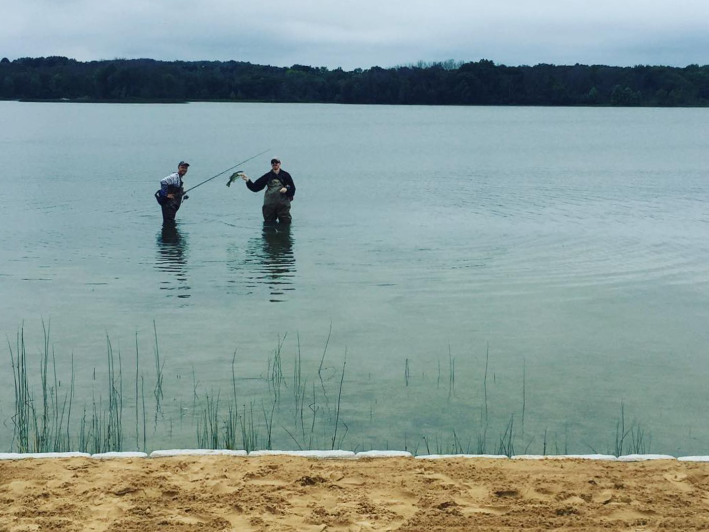 Fishing in dumont lake