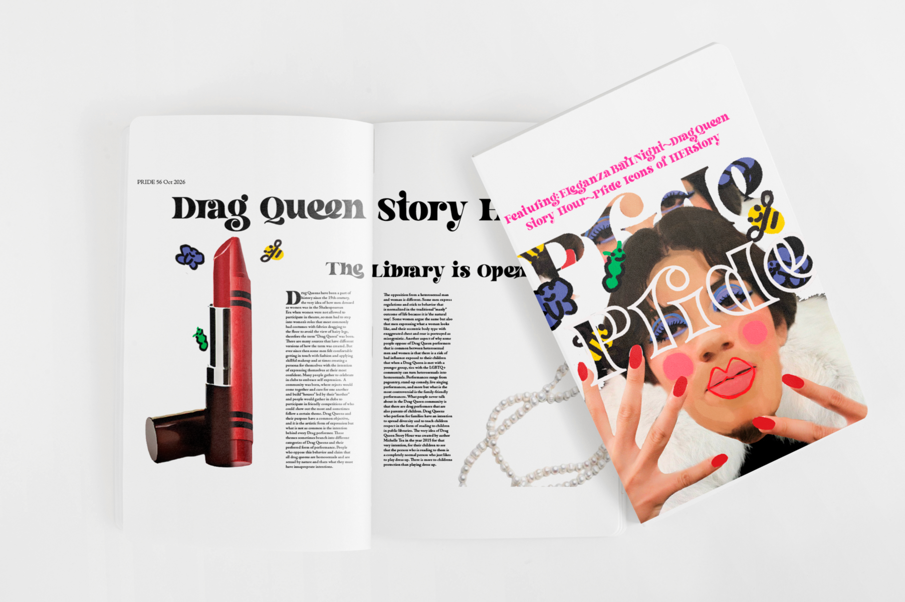 The mockup of the finished product