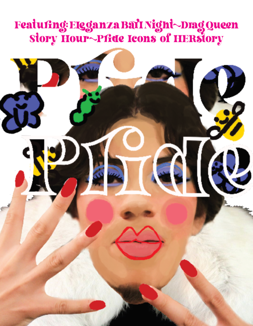 The "Pride Magazine" cover design