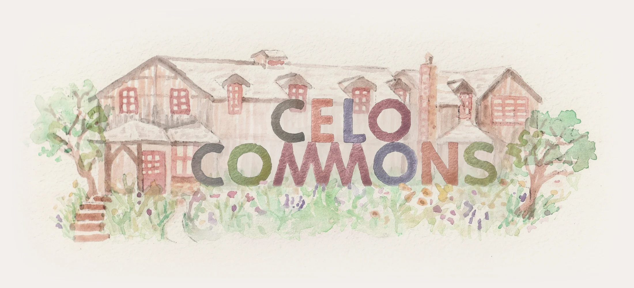 Celo Common watercolor artwork by Carly Todd