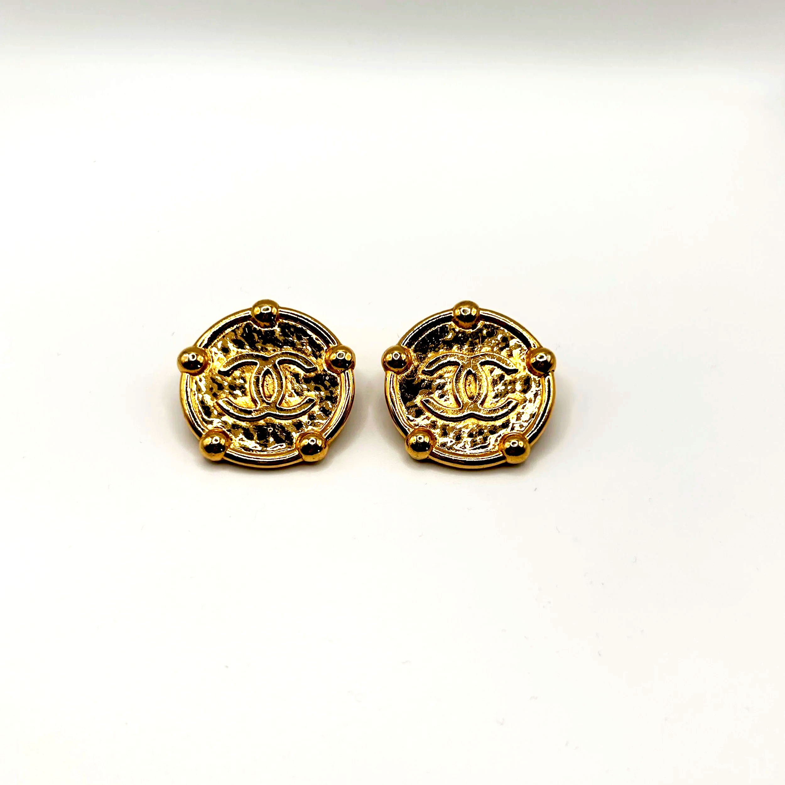 Chanel Vintage Clip on Earrings