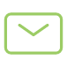 Green envelope icon with checkmark inside