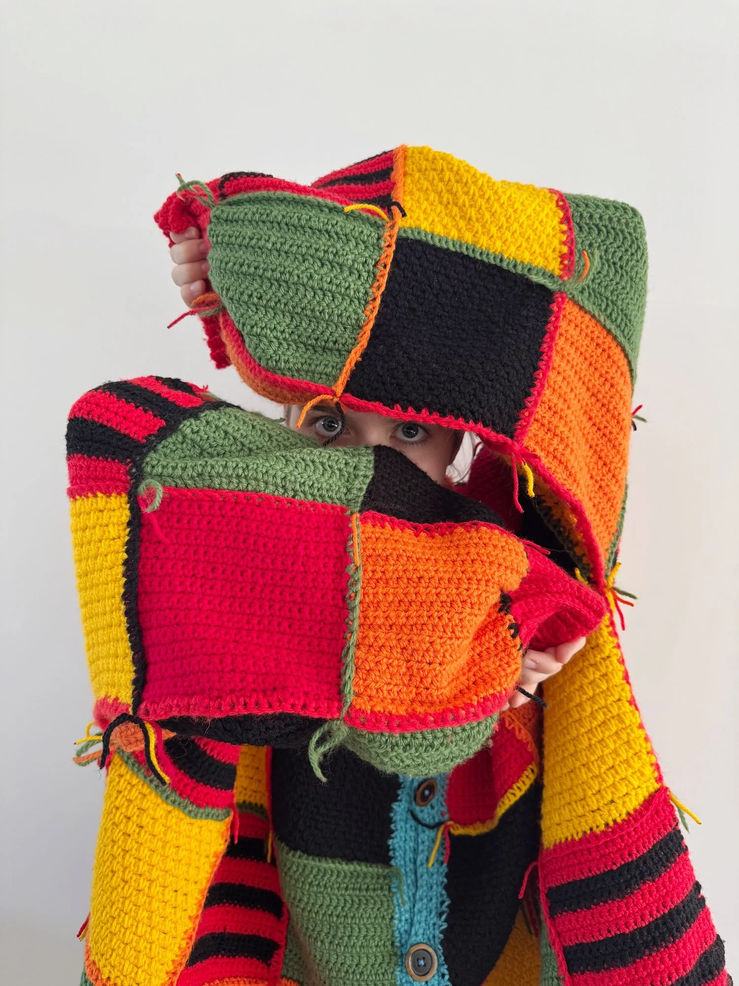 Handmade Oversize Crochet Cardigan