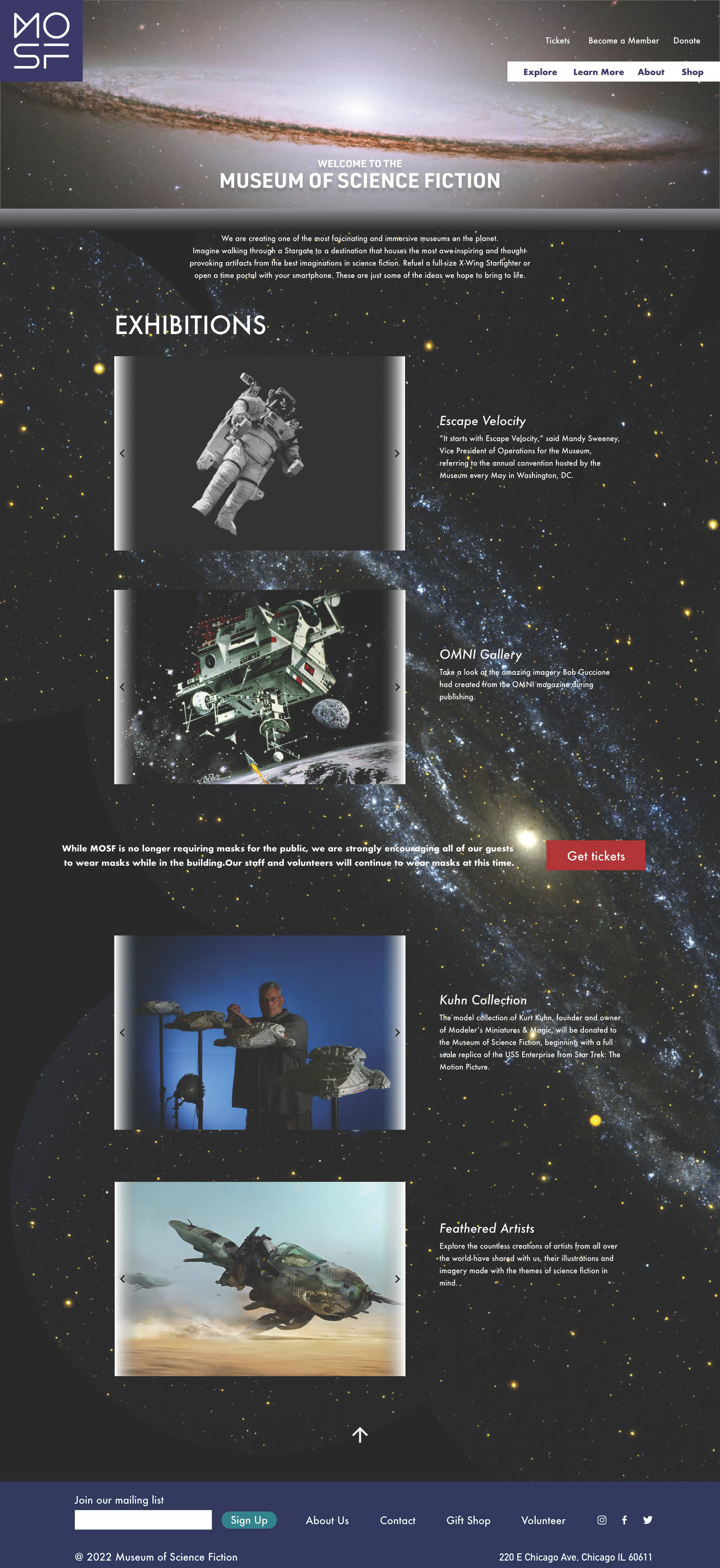 Main Home page