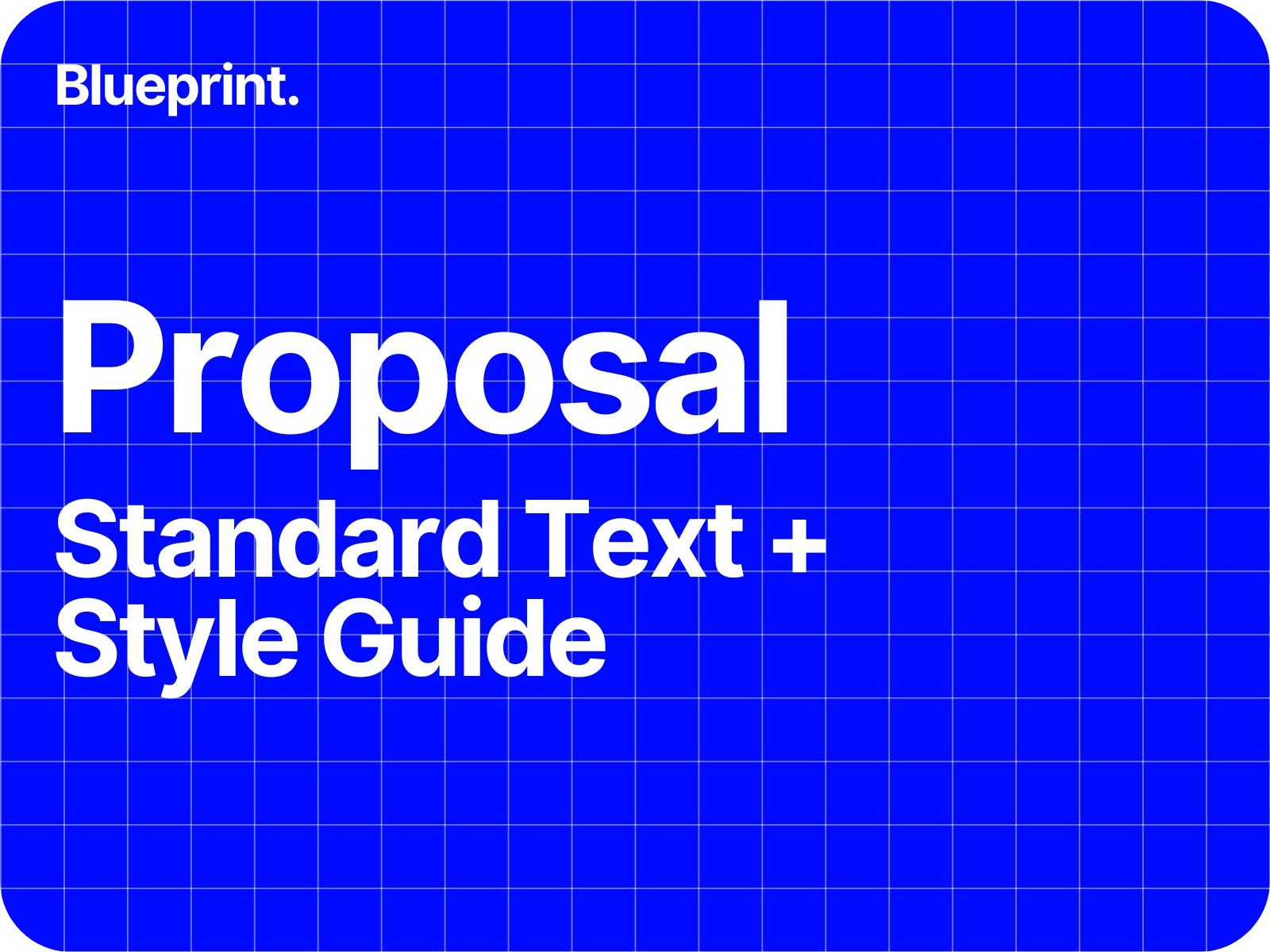 Standard Text + Style Guide