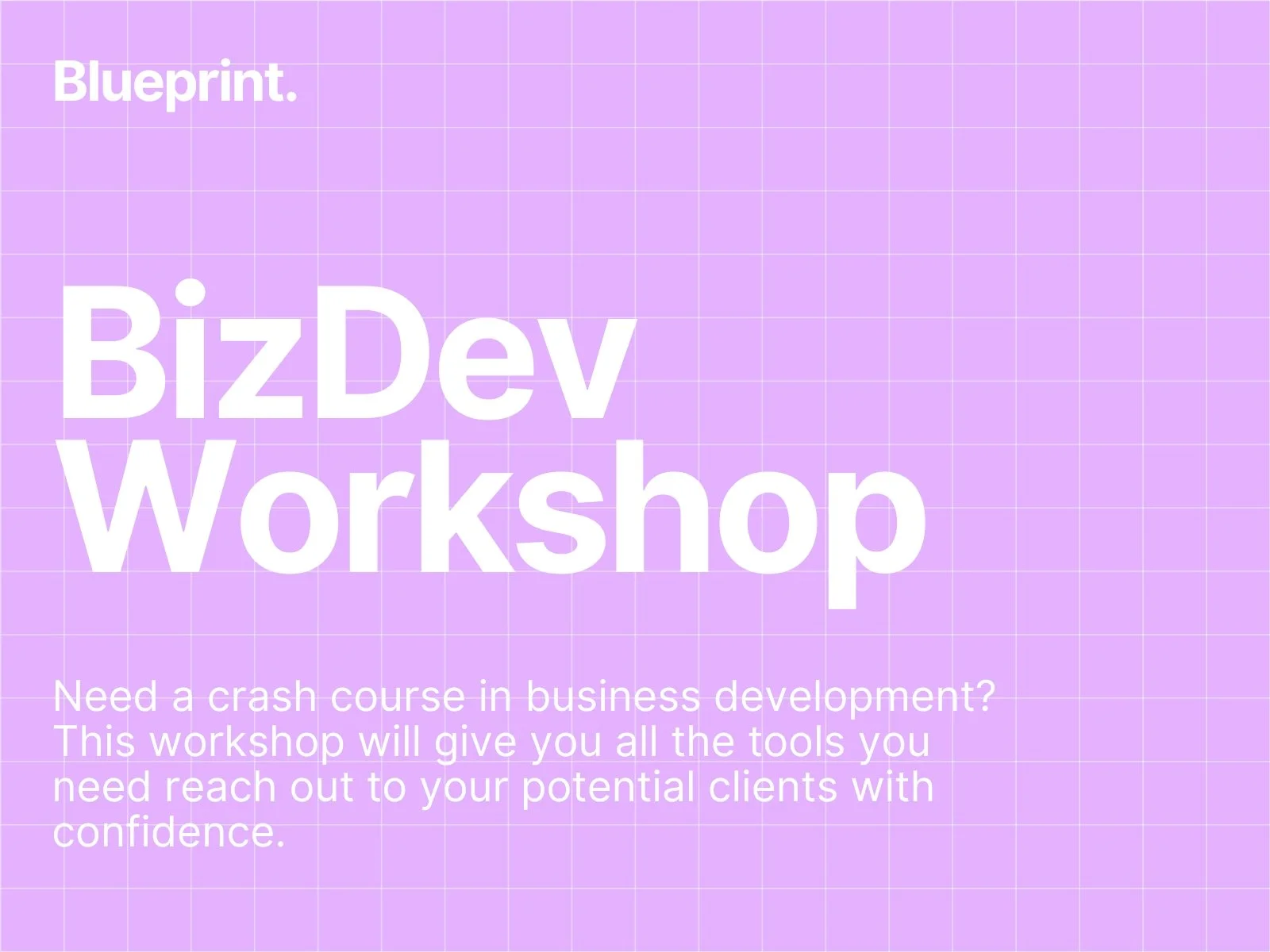 BizDev Workshop