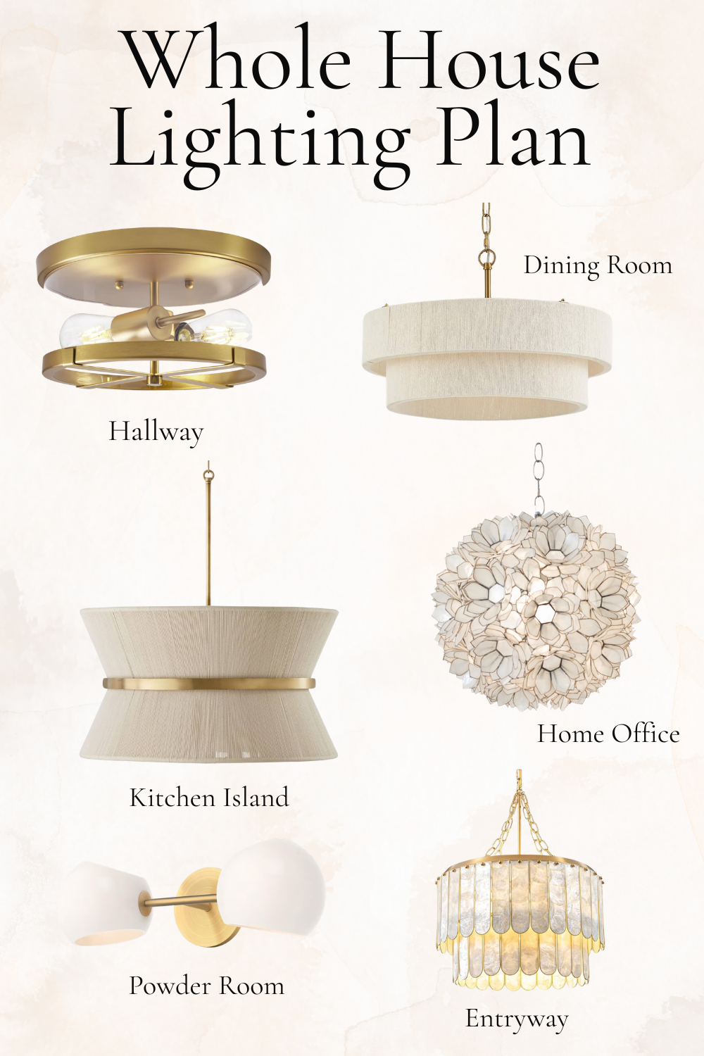 Whole House Lighting Plan: Gorgeous Fixtures for Every Room