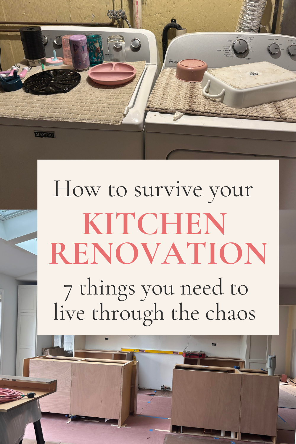 Temporary Kitchen Setup Ideas: How We Survived Our Kitchen Renovation