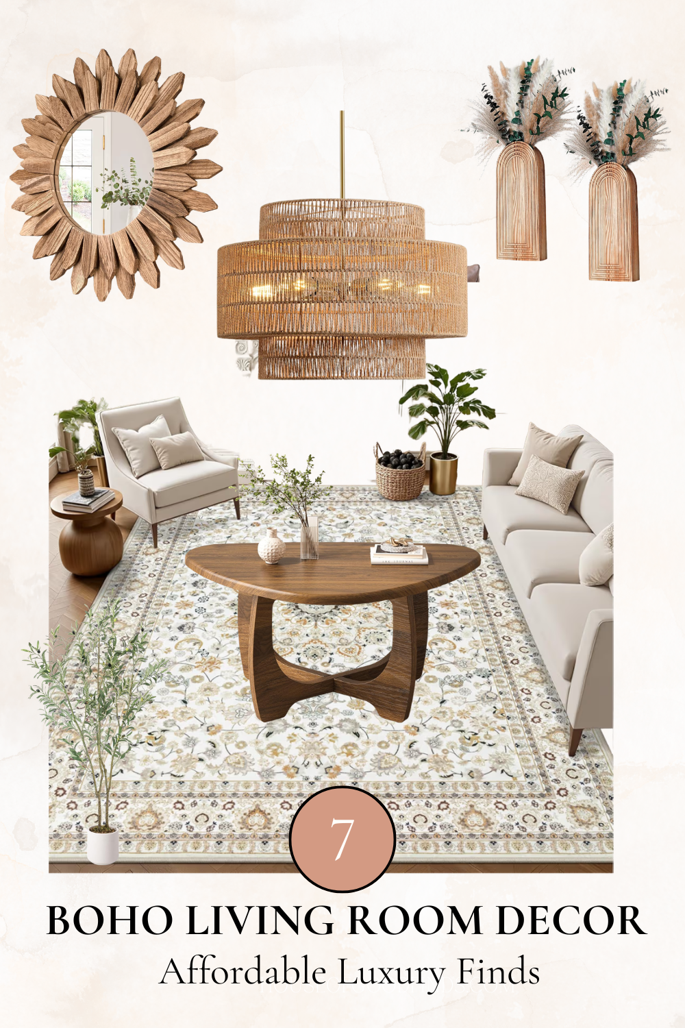 7 Boho Living Room Decor Finds