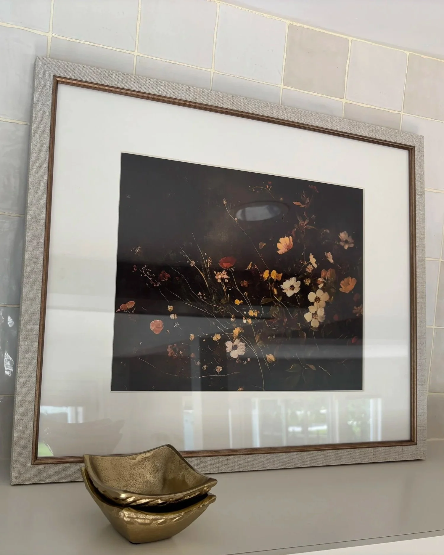 floral framed art