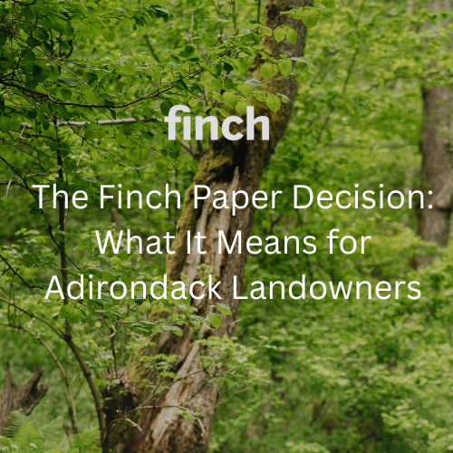 Webinar: The Finch Paper Decision — What It Means for Adirondack Landowners