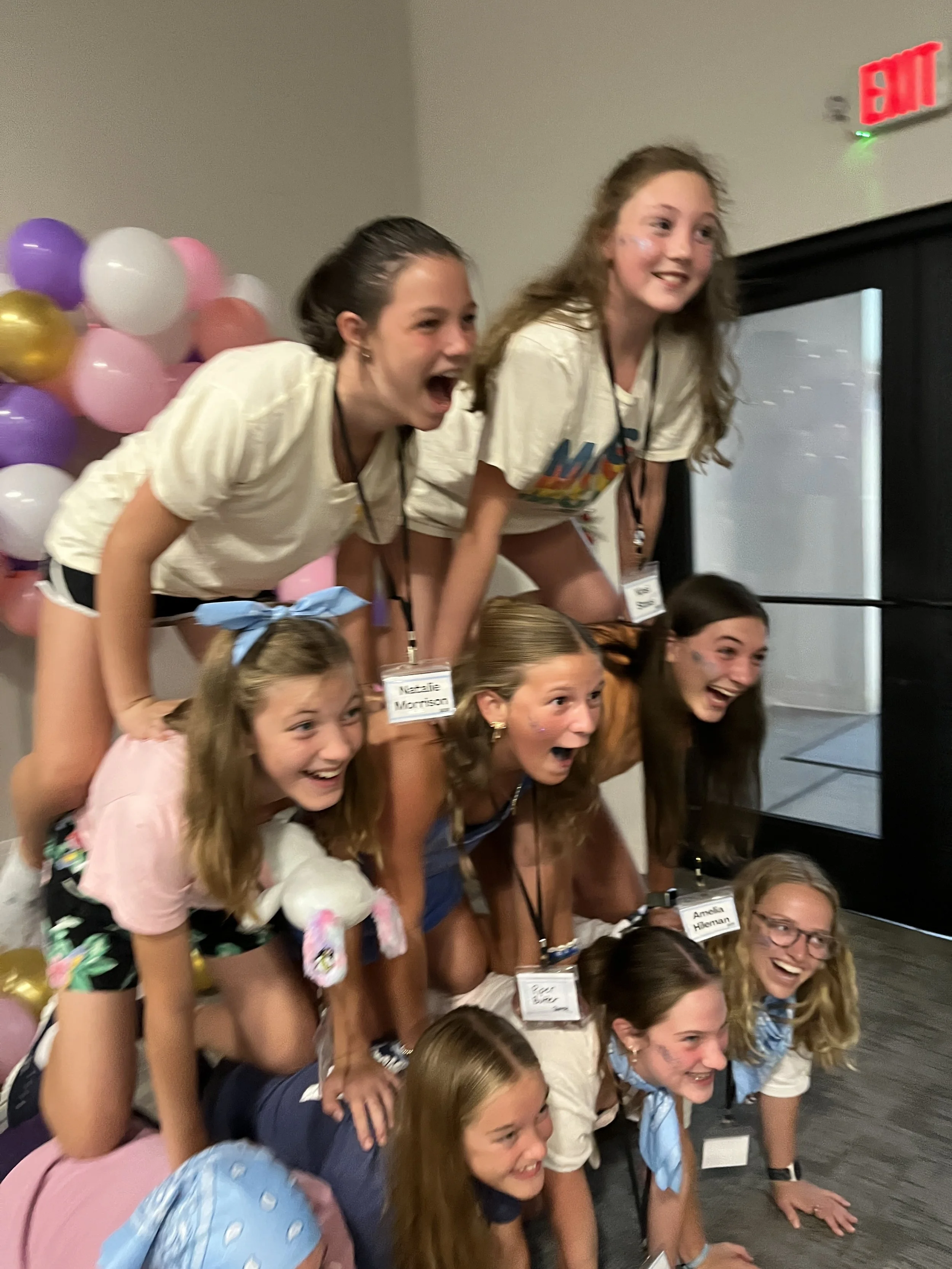 An image of IHIP girls pyramid