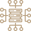 A circuit board with various electronic components and connections.