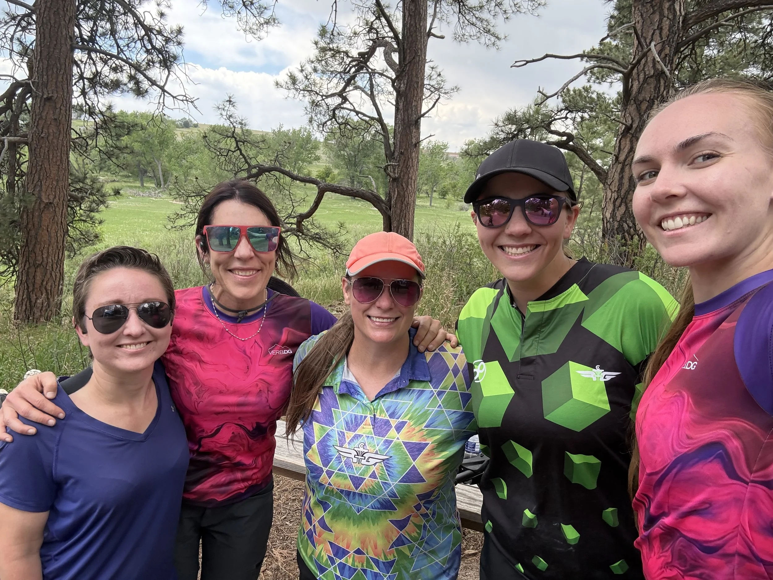 Building teams and communities— women’s disc golf