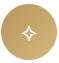 A star-shaped graphic on a beige circular background.