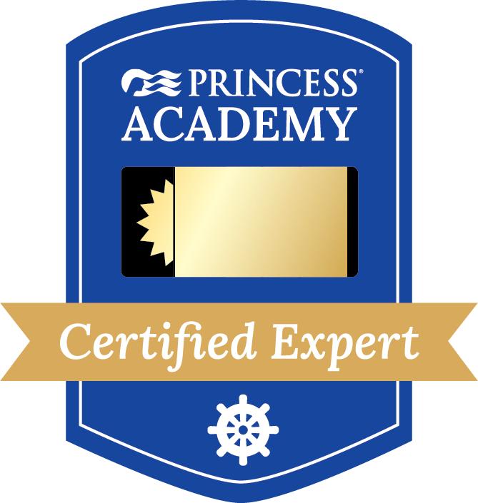 Princess Cruise Lines Commodore Level Certified Expert Willow & Wander Travel.