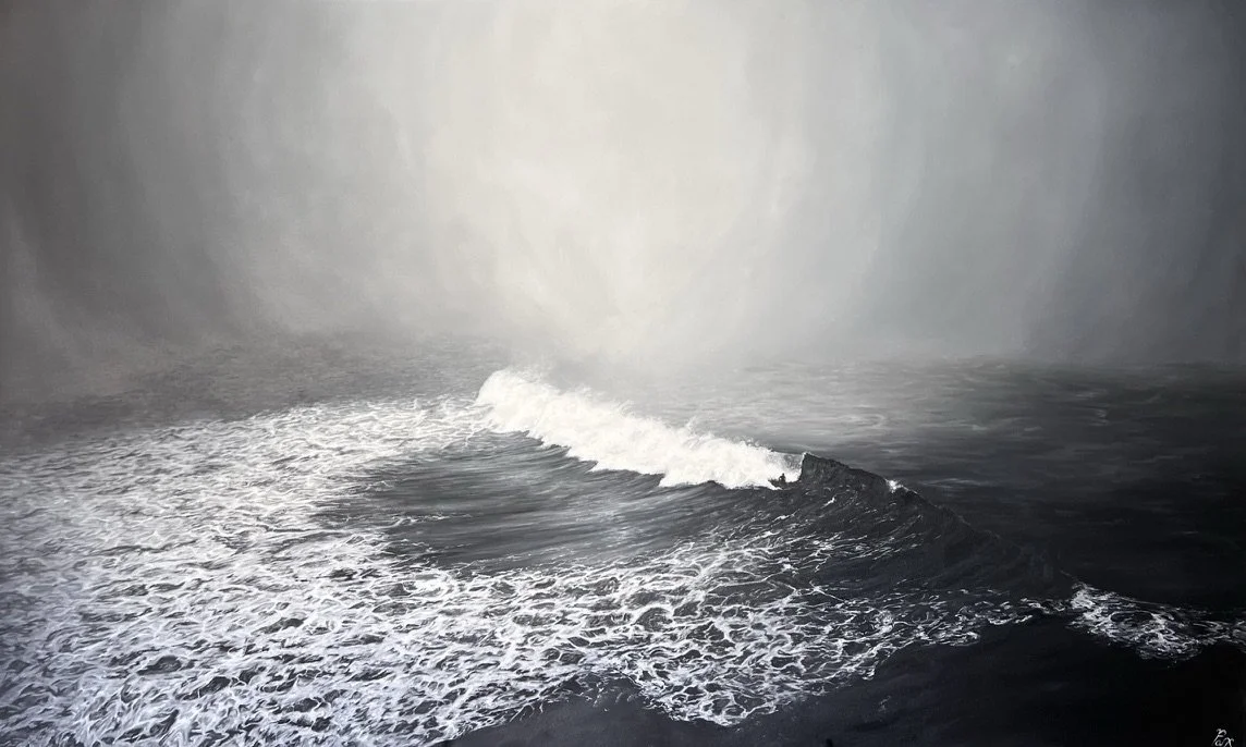 Chasing Tides | Oil on canvas | 36 x 60 in. | 2024