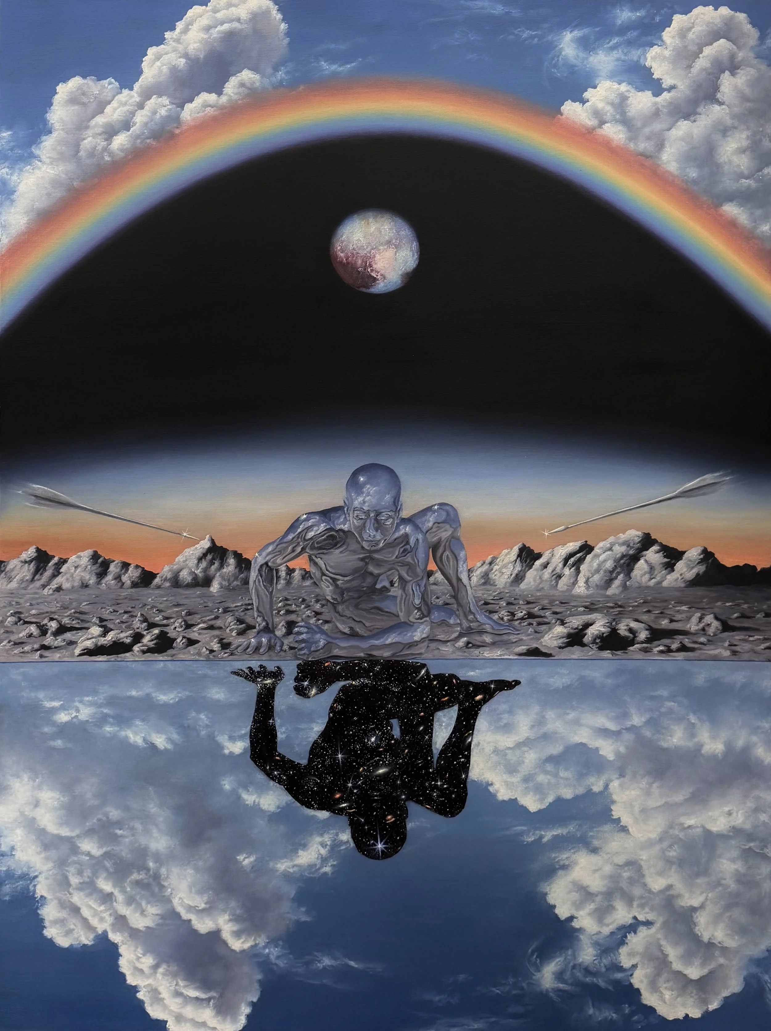 As Above, so Below | 
Oil on linen | 
36 x 48 in. | 
2026