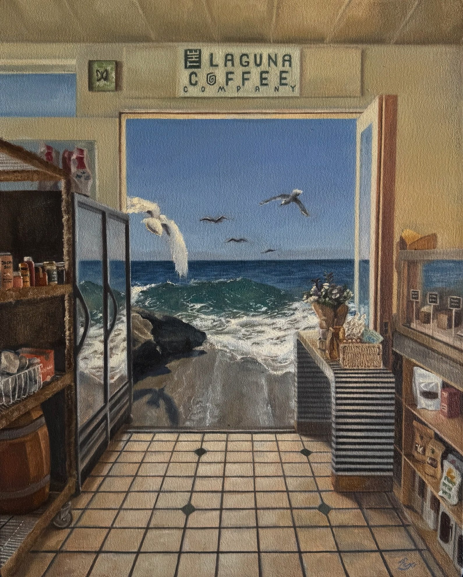 Through the Doorway | Oil on canvas | 16 x 20 in. | 2025