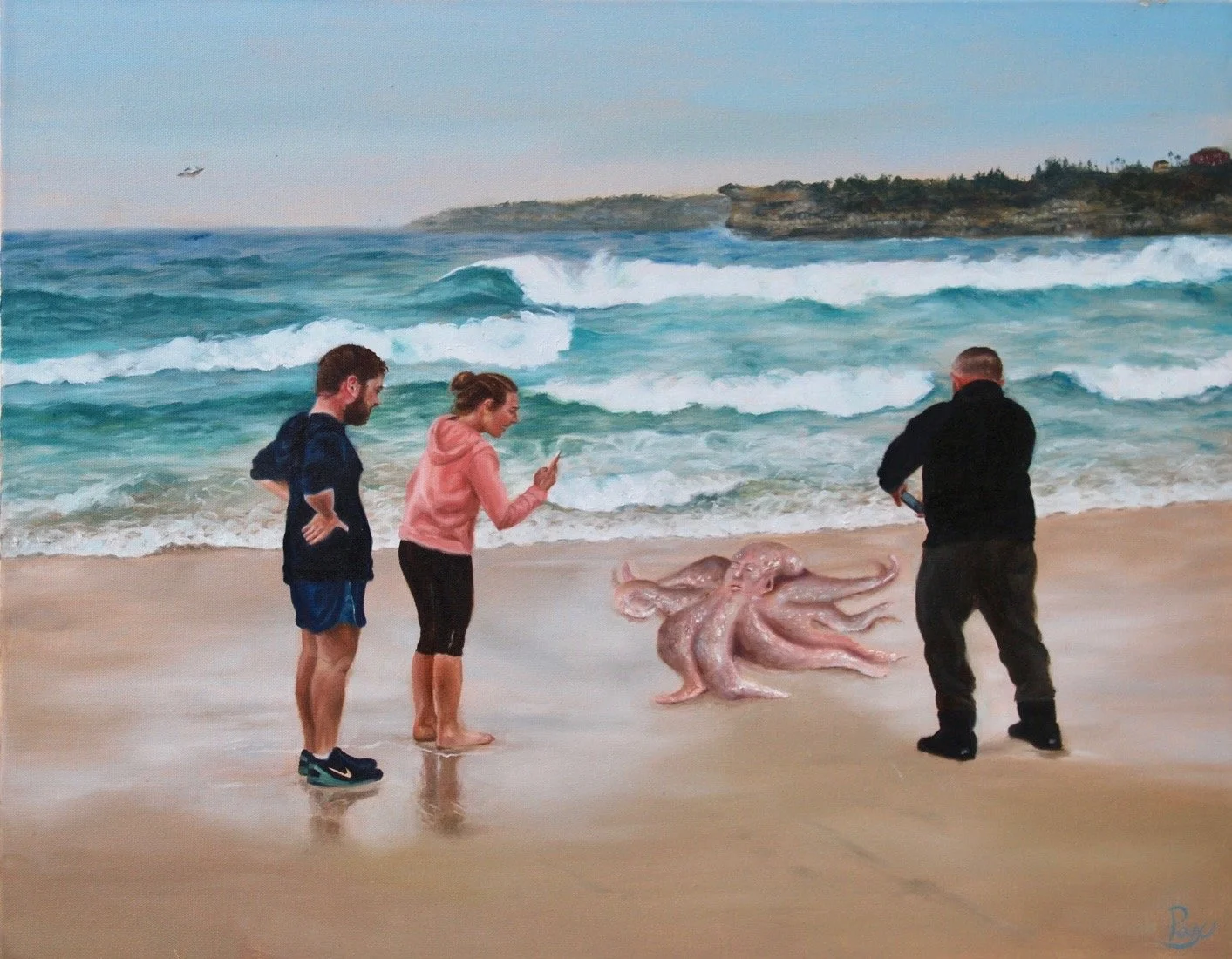 They Hide in our Oceans | Oil on canvas | 20 x 30 in. | 2025