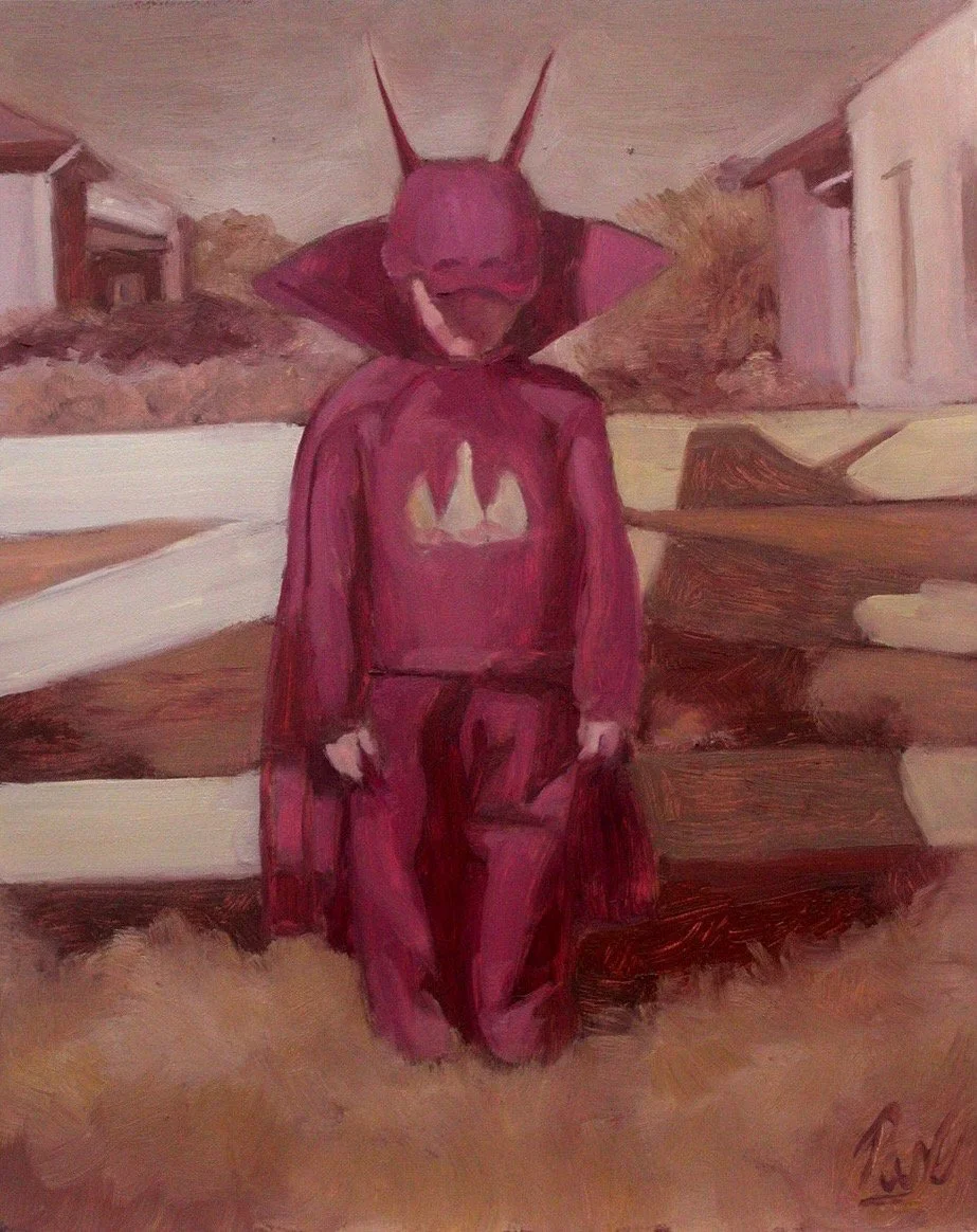 Mom's Homemade Costume | oil on panel | 8 x 10 in. | 2025