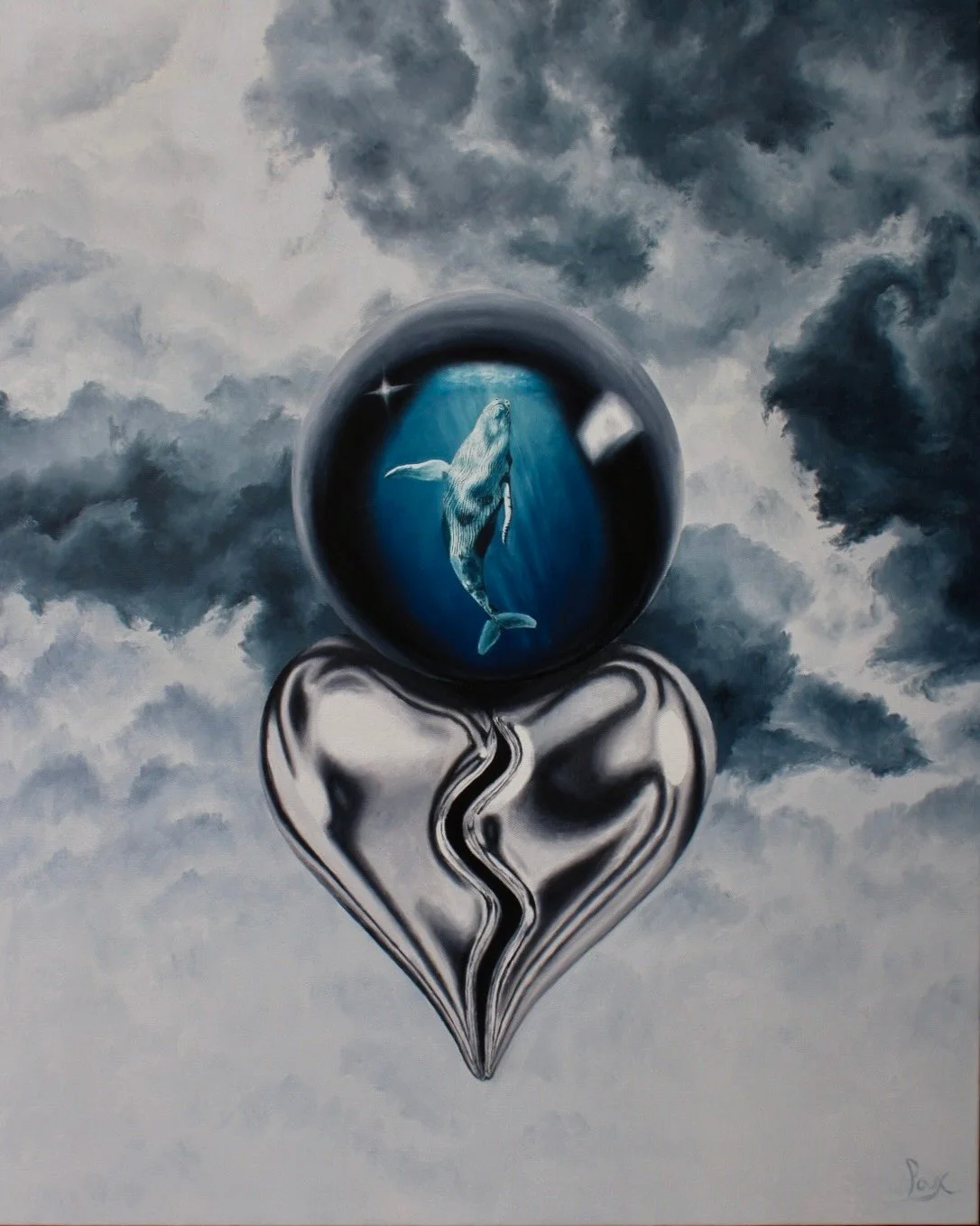 The Whale Cry | 
Oil on canvas | 
24 x 30 in. | 
2024