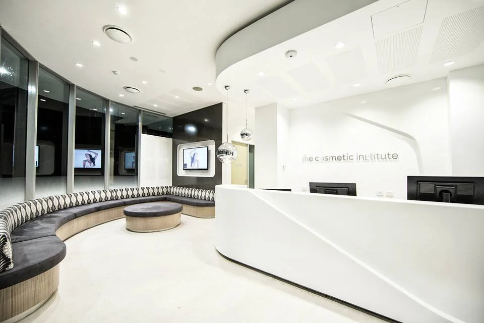 Commercial repaint of a shop area