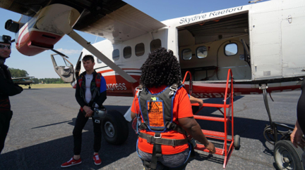 Beginning the skydiving journey