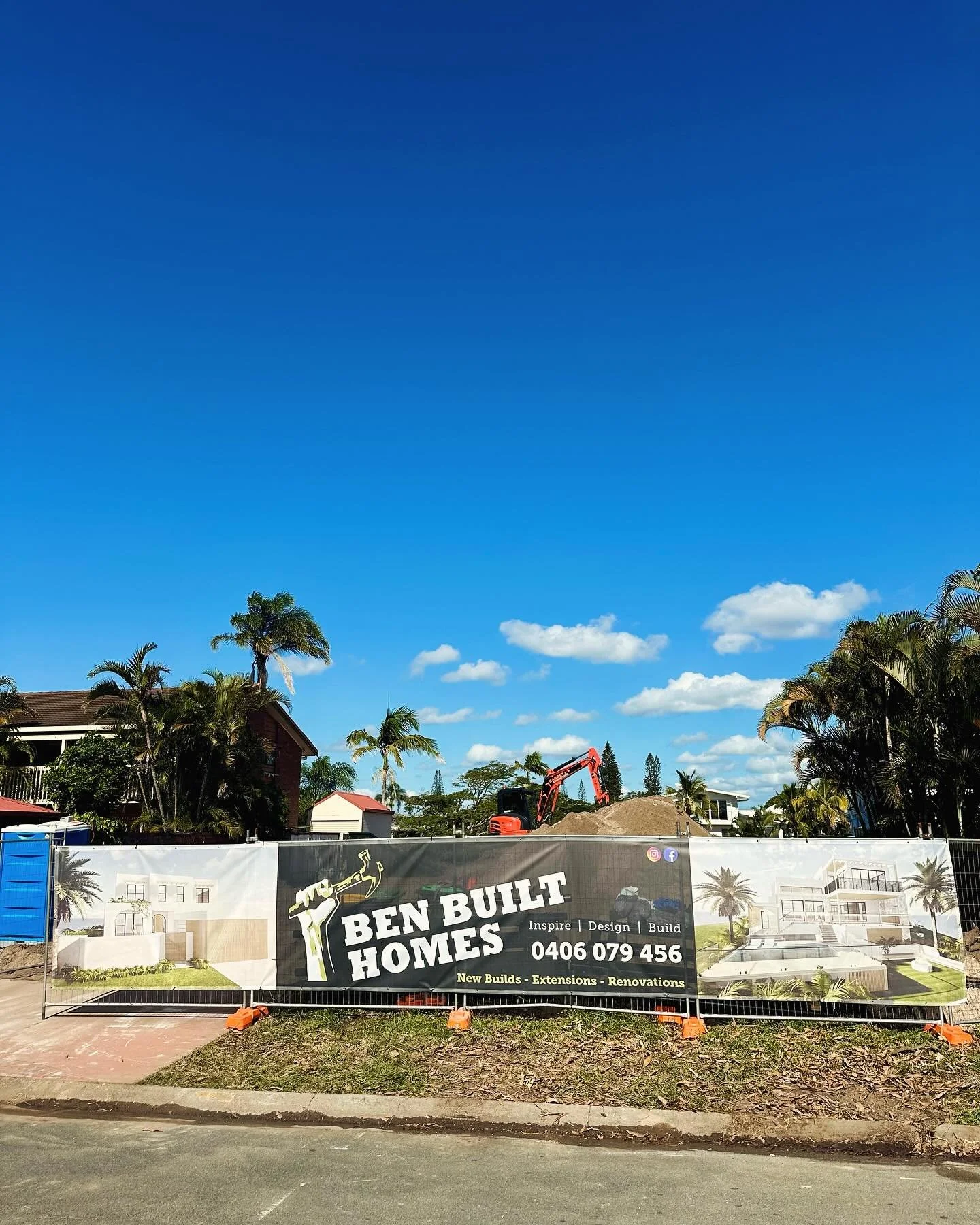 Site signage is up on our mermaid waters project